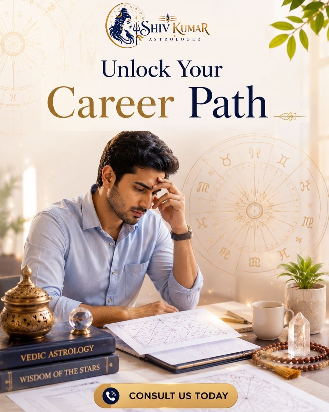 Shiv kumar Astrologer Facebook ad: Discover Your Career Potential