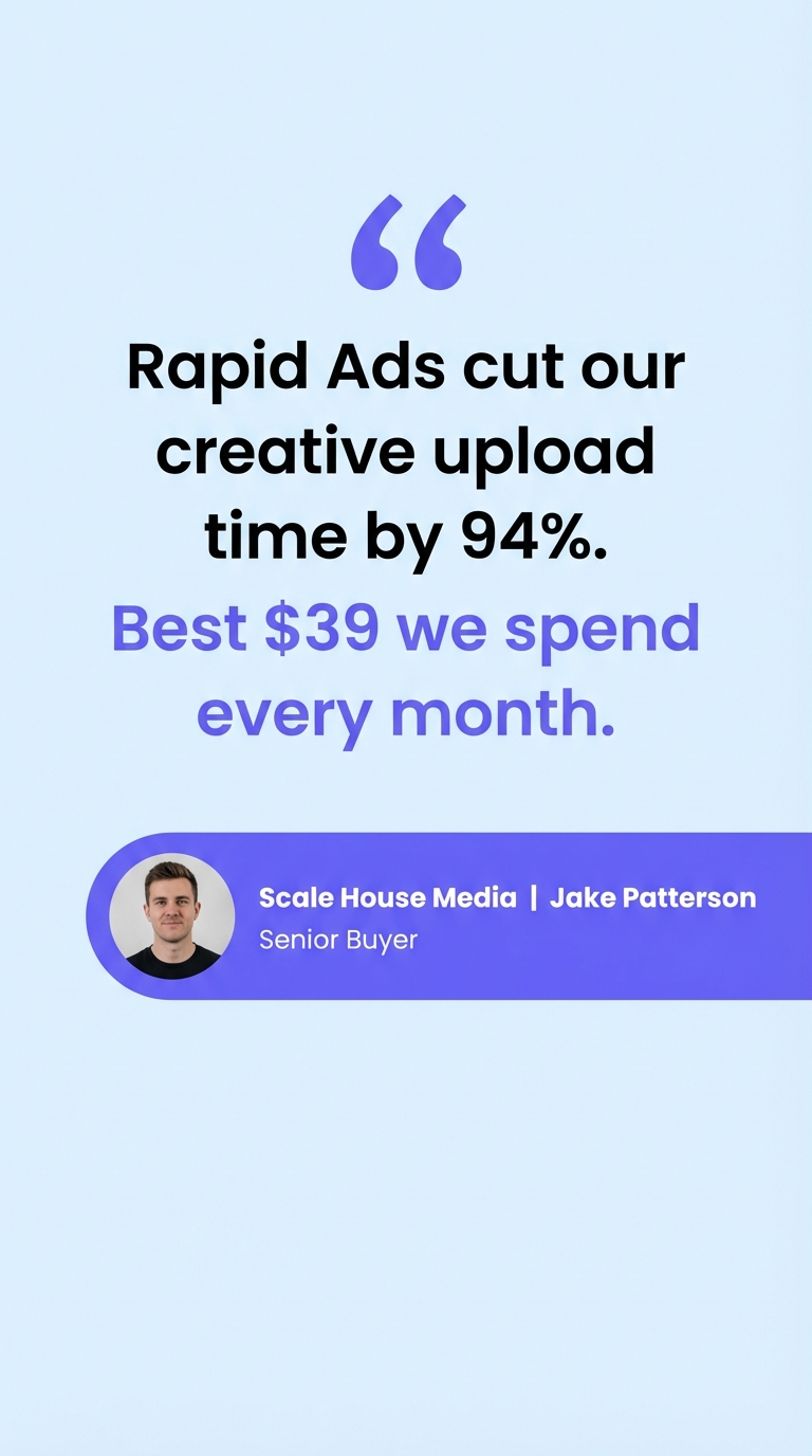 Rapid Ads Facebook ad