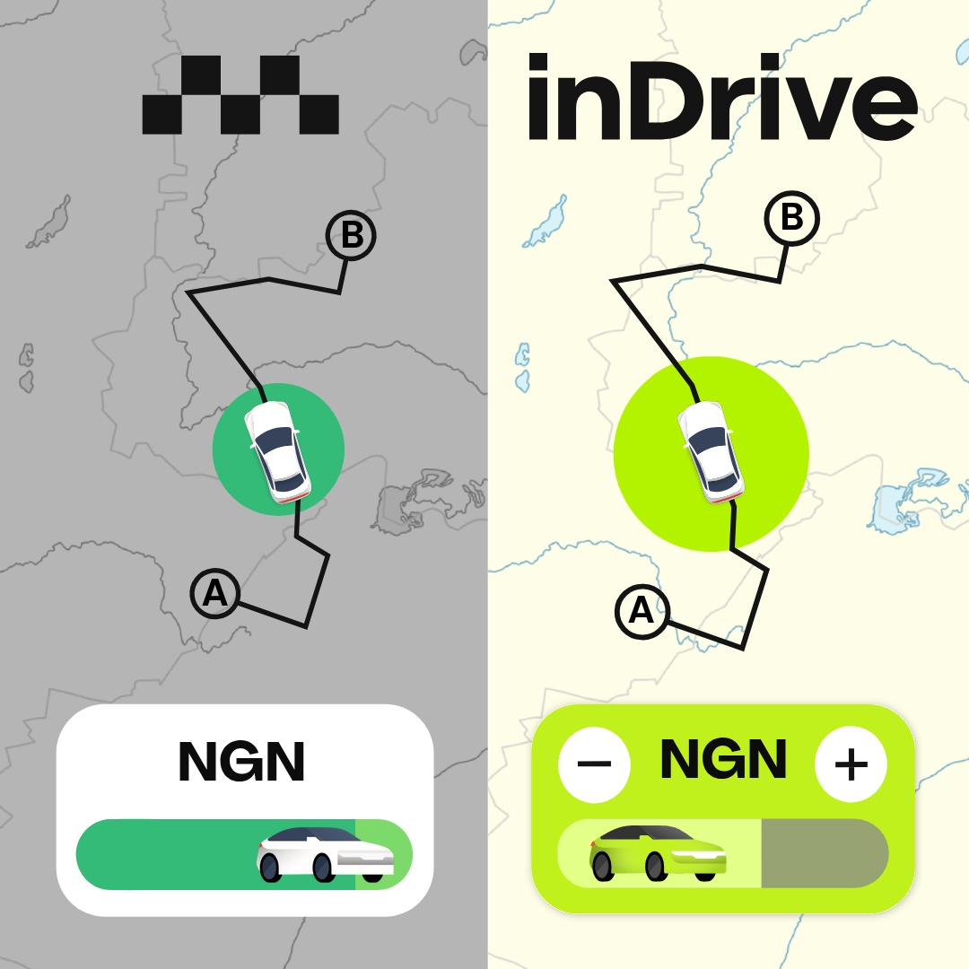 inDrive Facebook ad