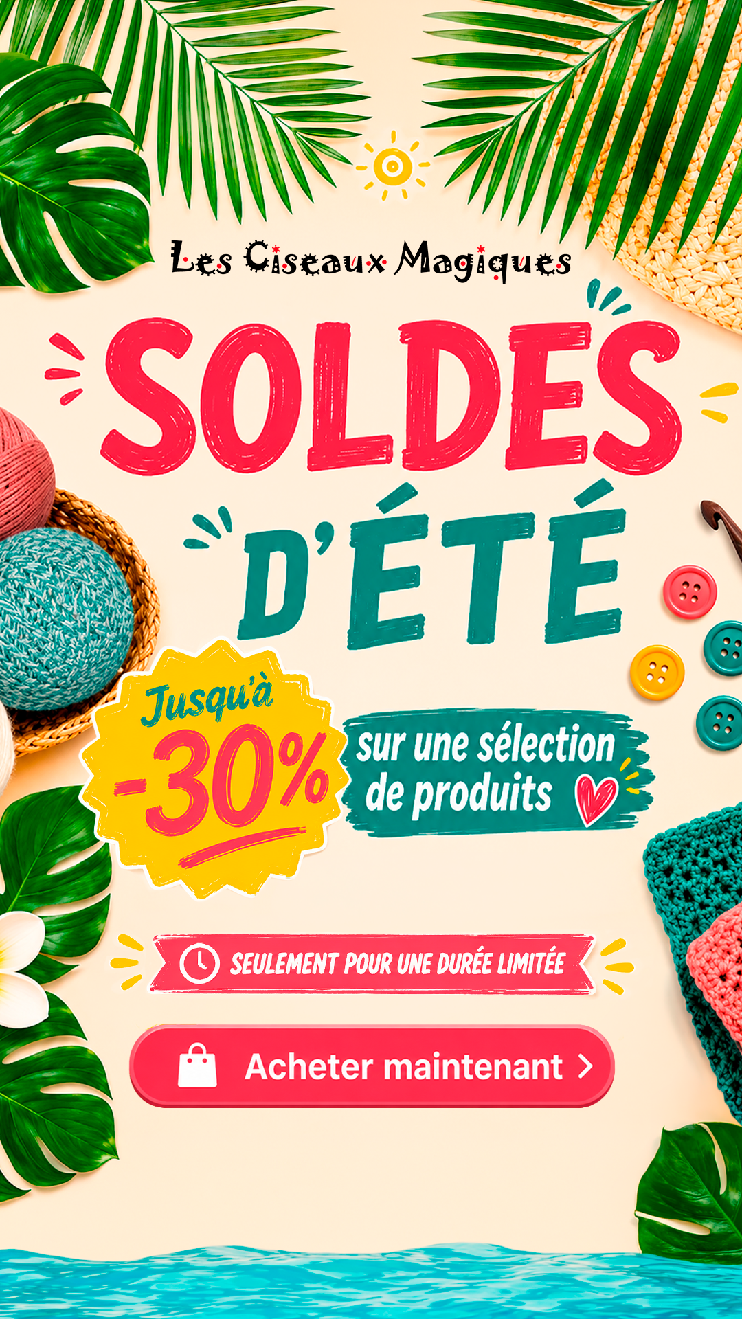 Les Ciseaux Magiques Facebook ad from Jun 26, 2026