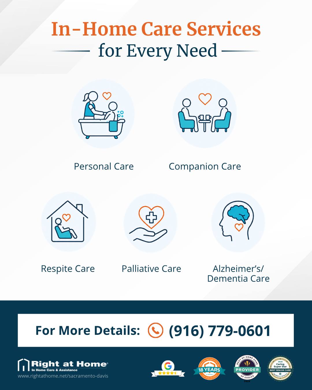 Right at Home Facebook ad: In Home Care Services | Senior Care Services | Right at…