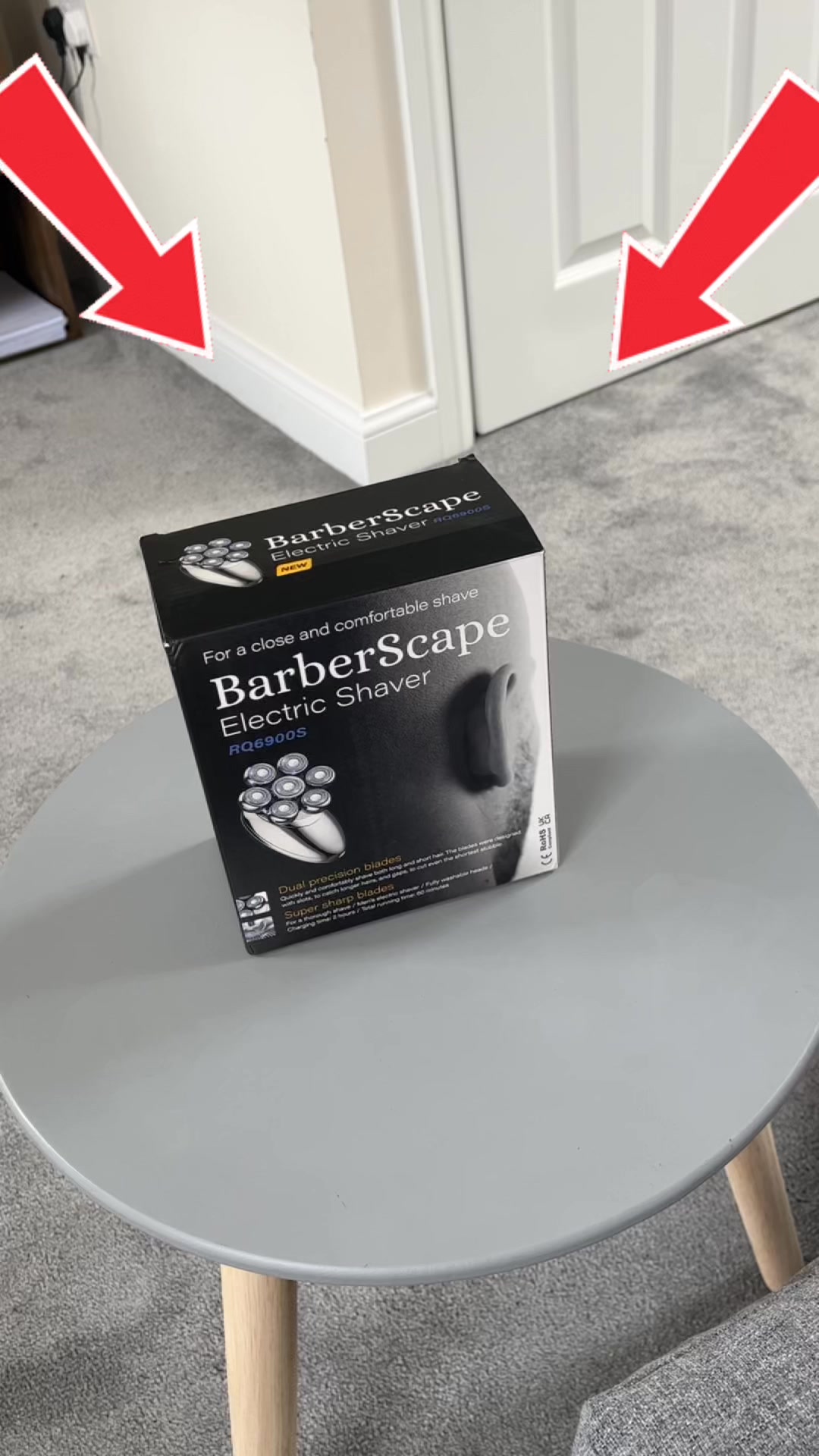 BarberScape Facebook ad: Smoother, Cleaner, Faster Shave