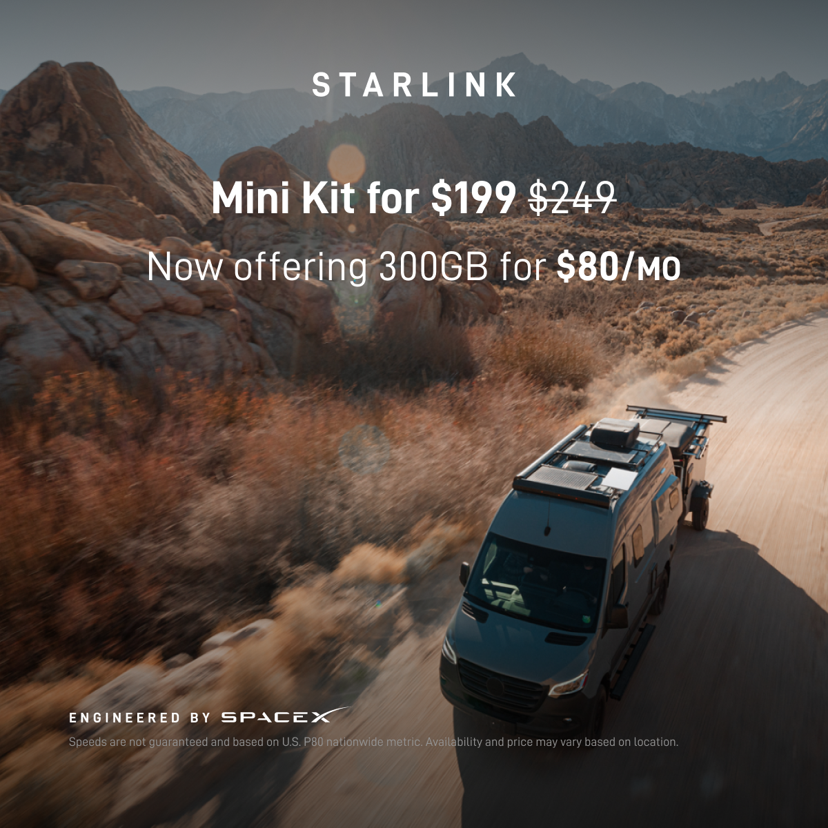 Starlink Facebook ad