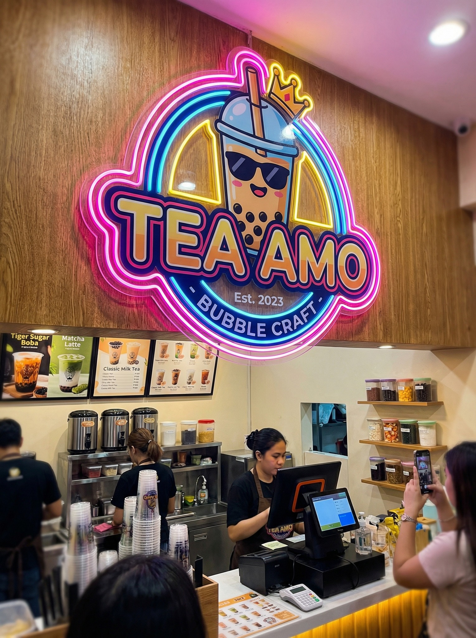 Amor Decor - Premium LED Neon Sign Facebook ad: Custom LED Neon Coffee, Milktea Sign, Turn Your…