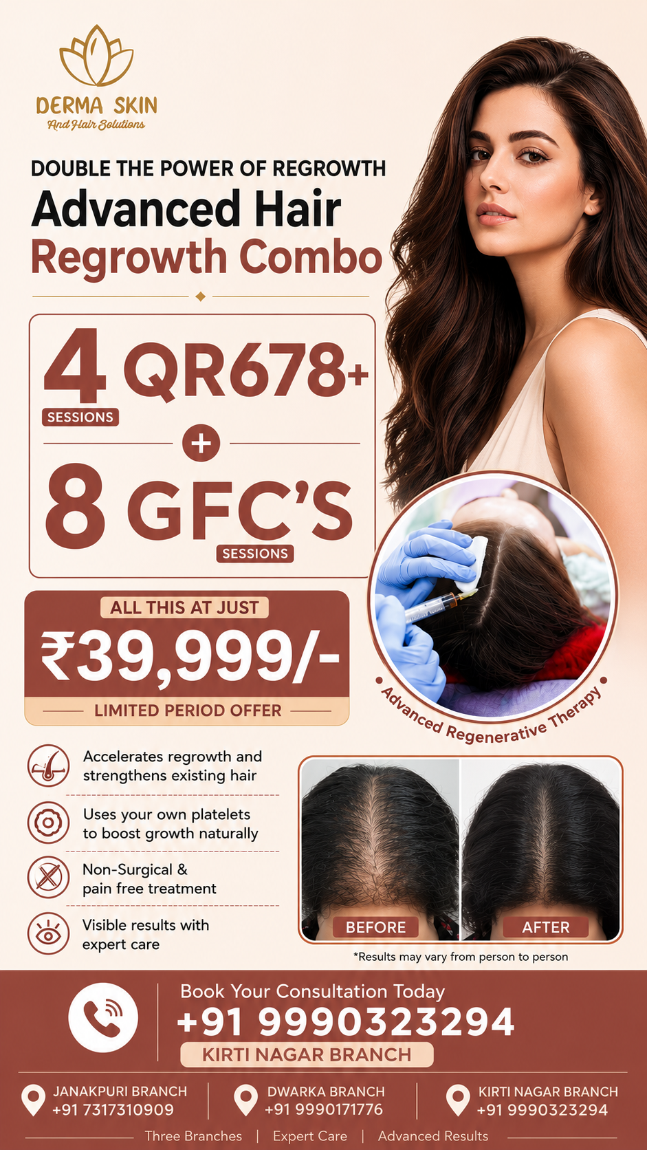 Derma Skin and Hair Solutions Facebook ad