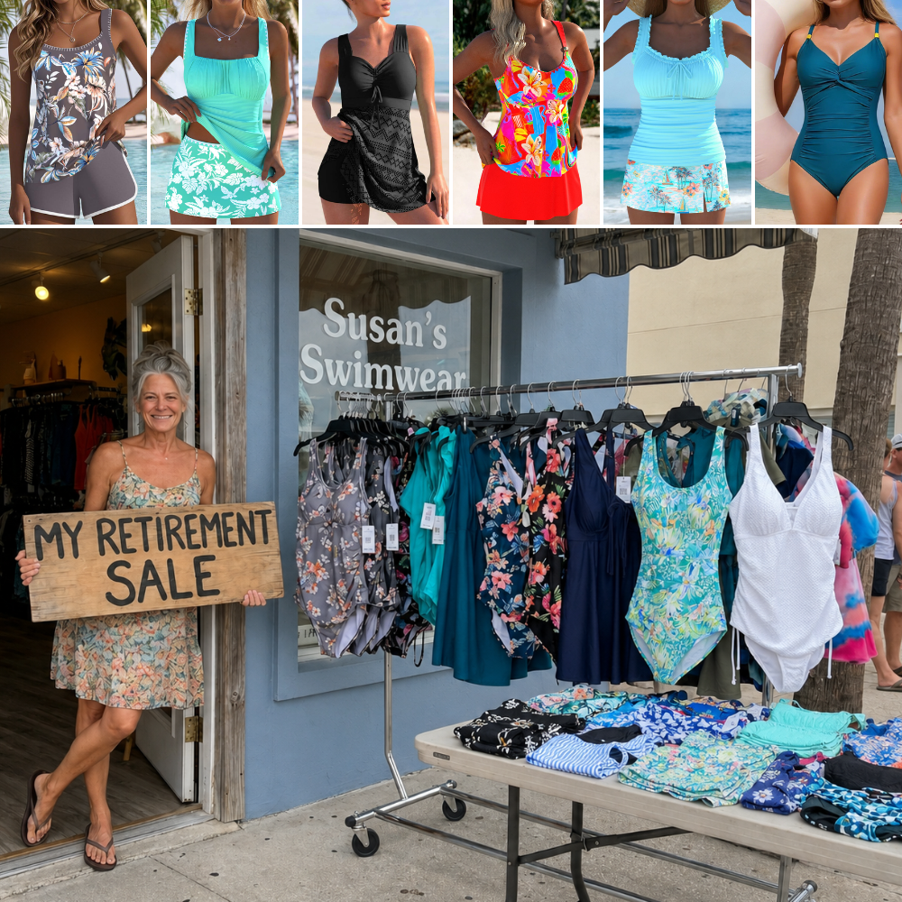 Susan Simmons Facebook ad: Susan's Swimwear Is Closing After 11 Years