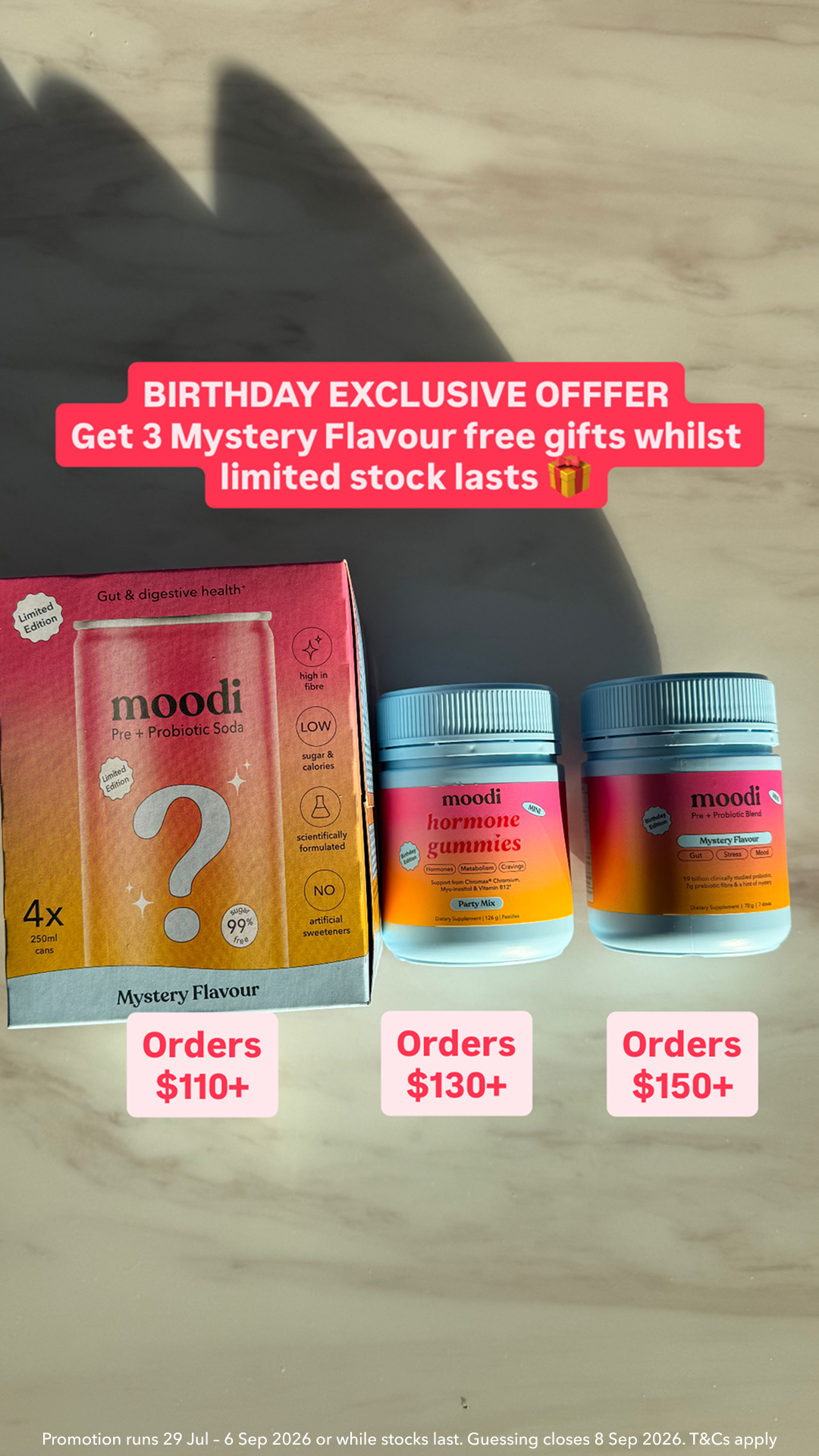 Moodi Facebook ad