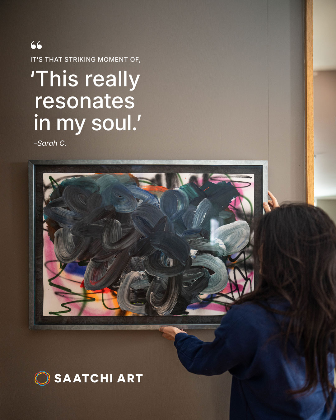 Saatchi Art Facebook ad