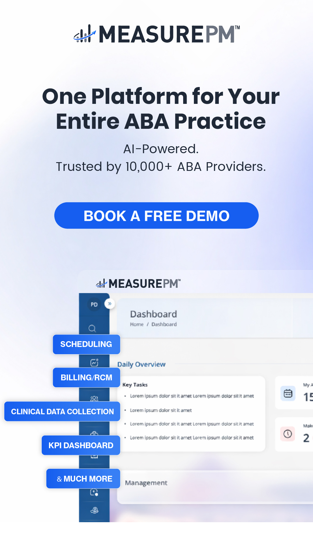 Measure Practice Management Facebook ad from Jun 23, 2026
