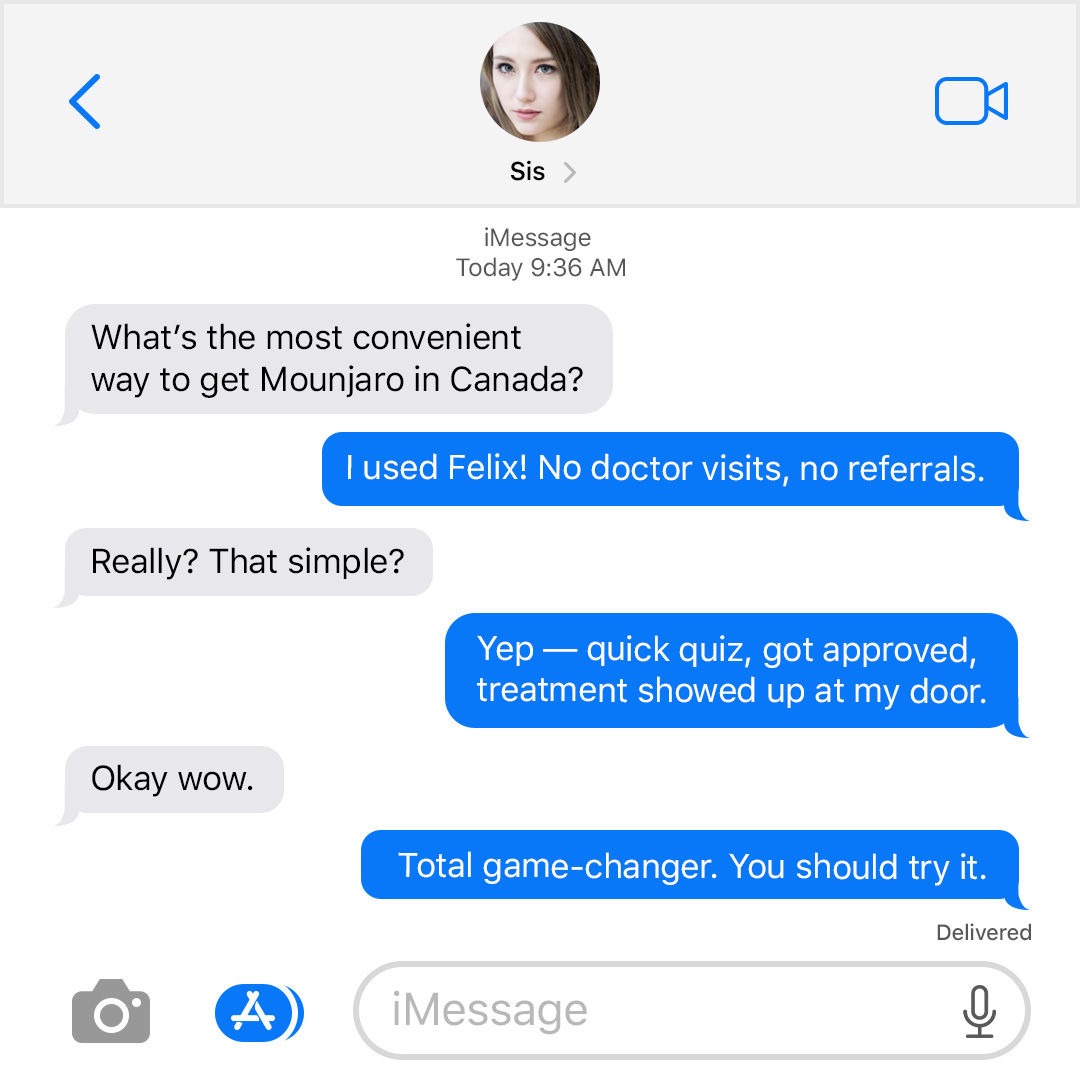 Felix Health Facebook ad