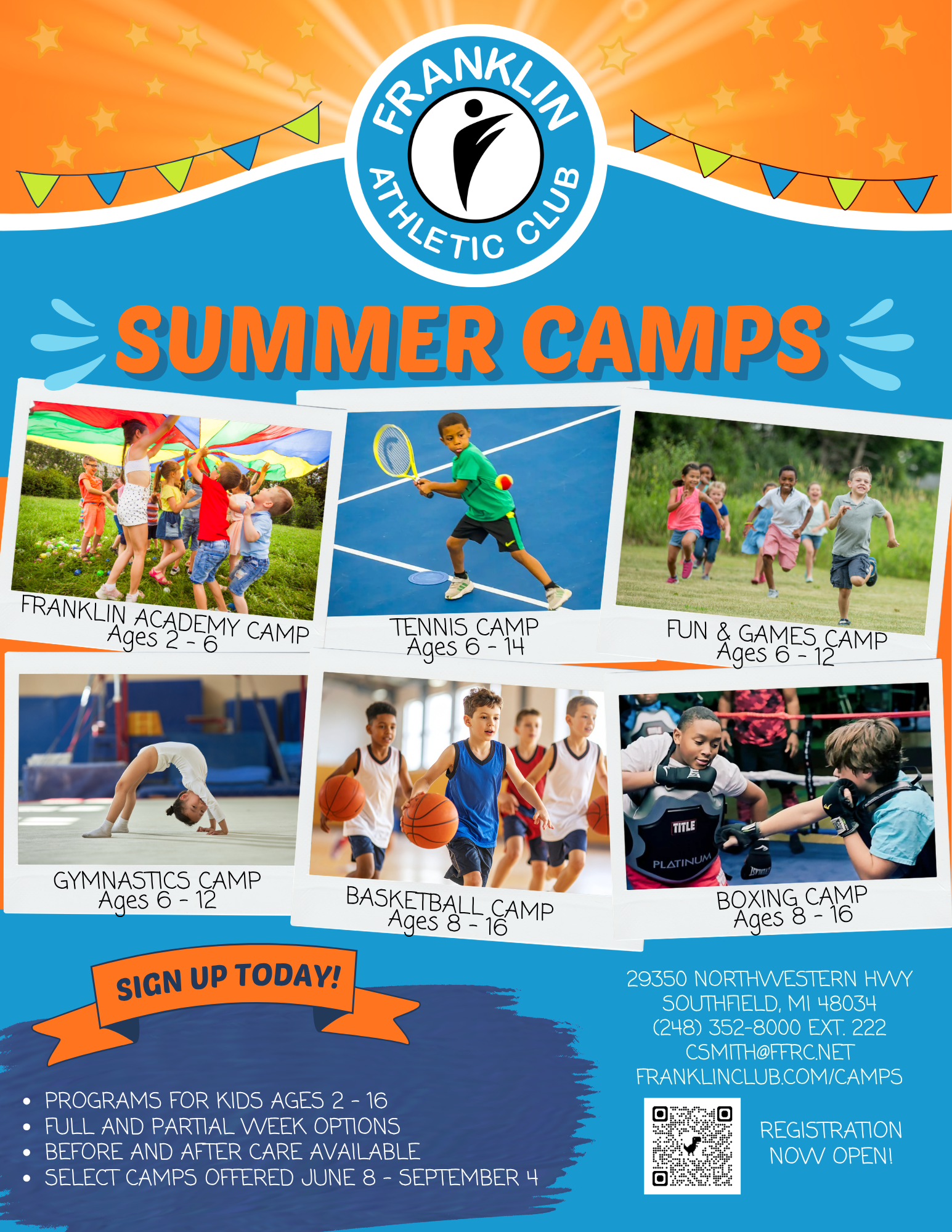 Franklin Athletic Club Facebook ad