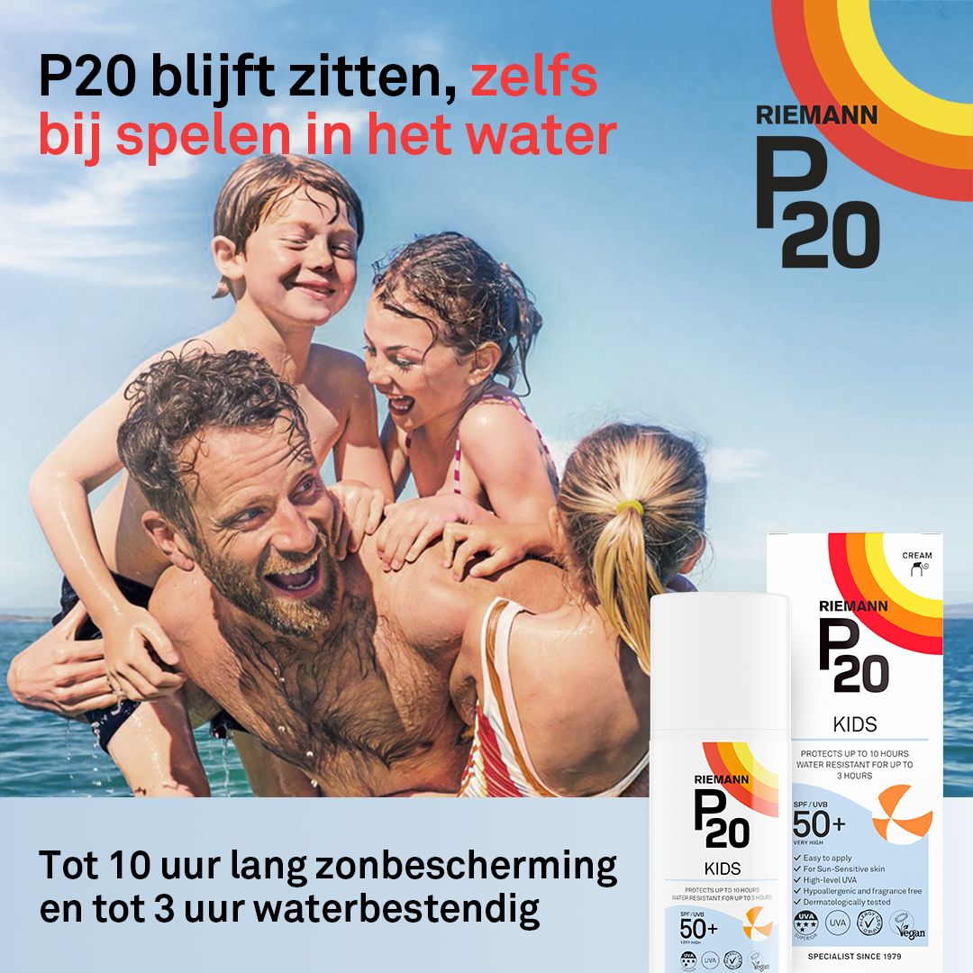 P20 Facebook ad: P20 Kids SPF 50+