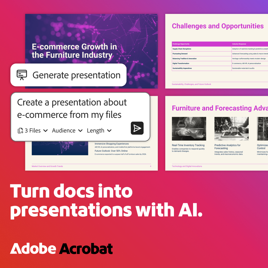 Adobe Acrobat Facebook ad