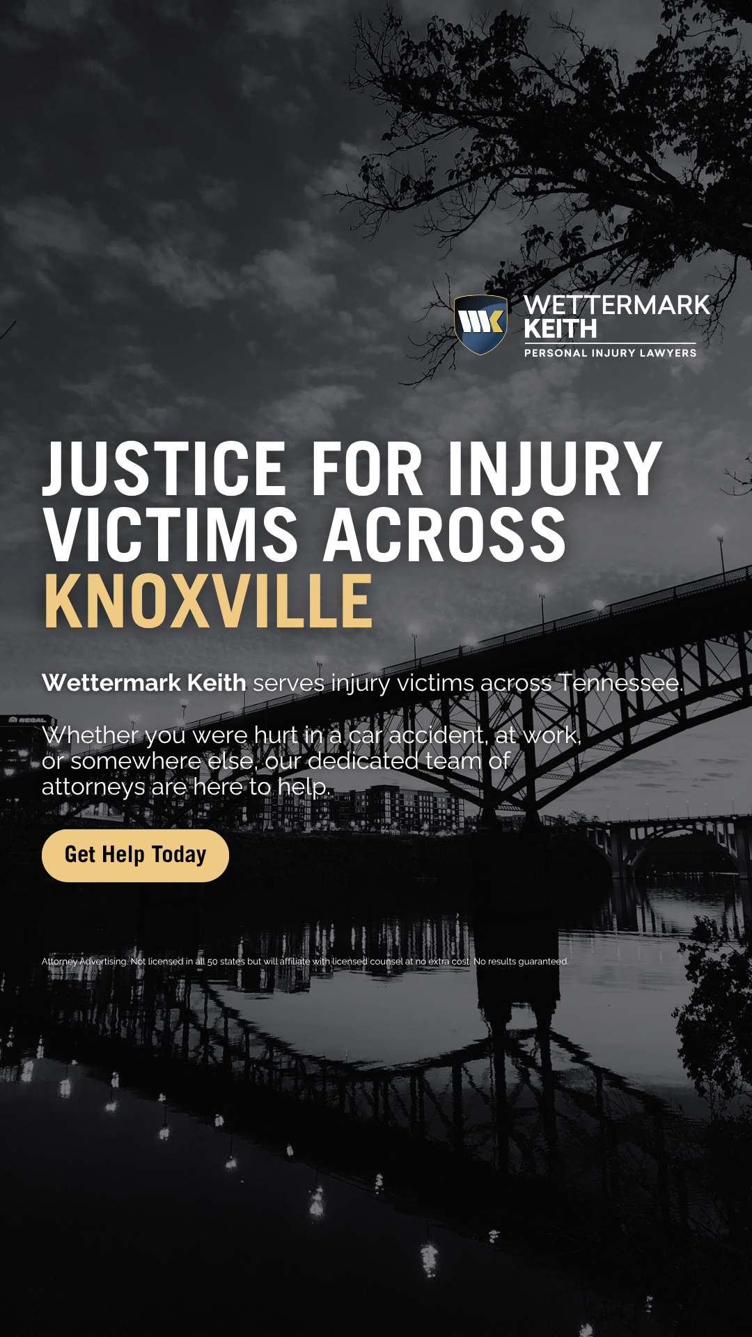 Wettermark Keith Personal Injury Lawyers Facebook ad