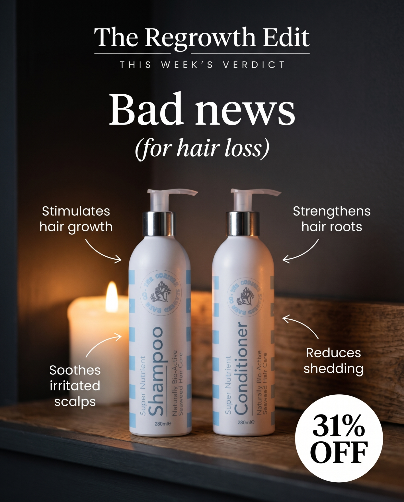 The Regrowth Edit Facebook ad