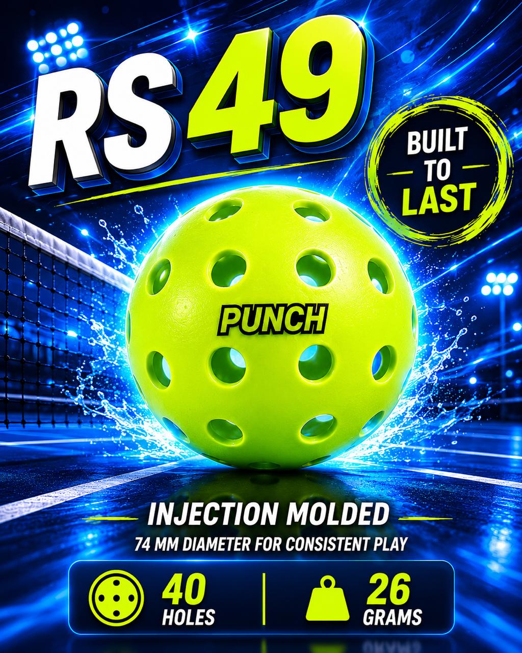 Bombaypickleballclub Facebook ad: Stop replacing balls every week.