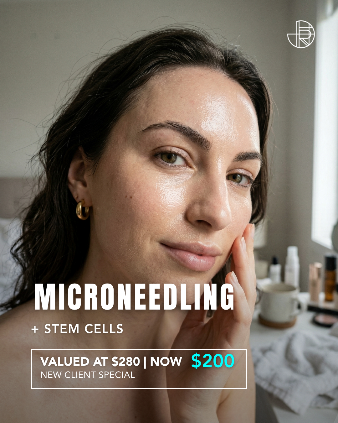 Redefine Studios Las Vegas Facebook ad: Tighten and Smooth Your Face