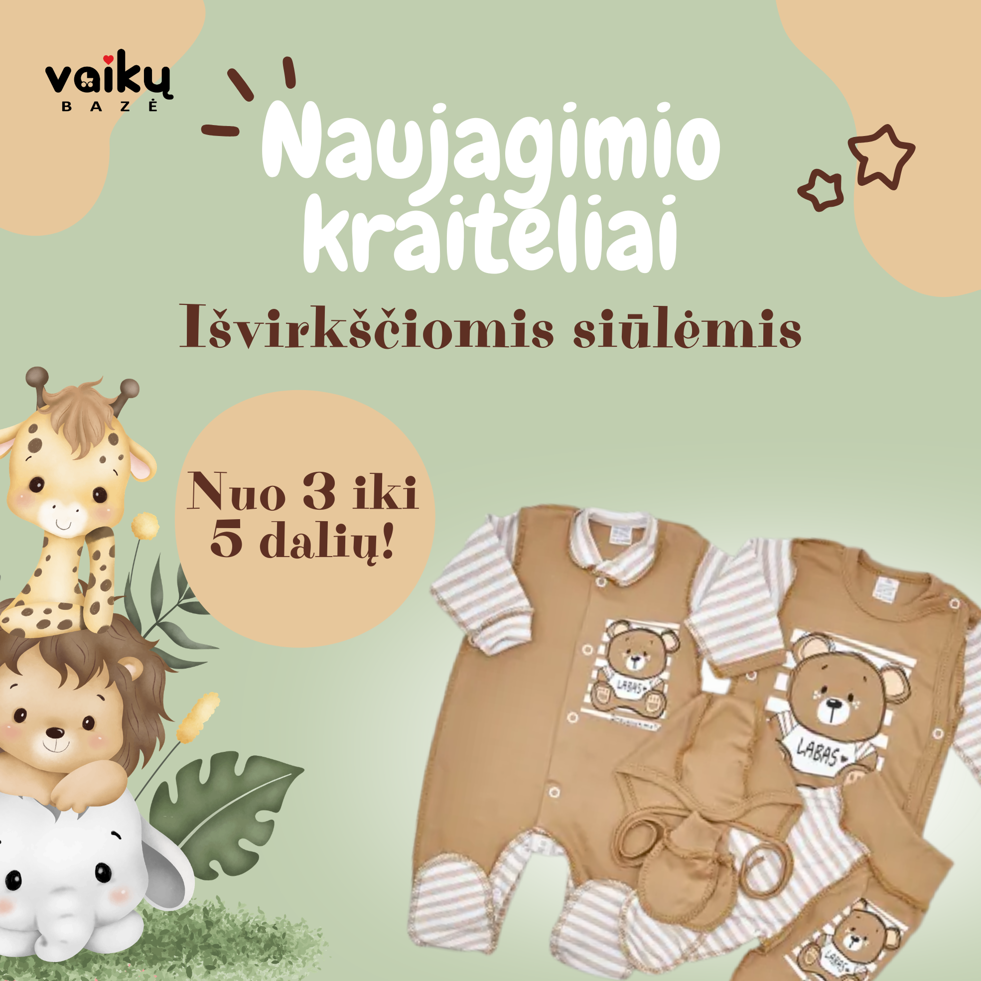 Vaikų bazė - Prekės kūdikiams ir vaikams Facebook ad