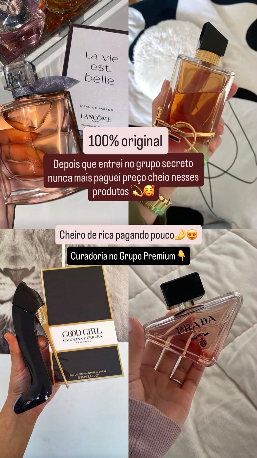 Promos e Ofertas Facebook ad: Se você ama perfume importado, acabou de encontrar…
