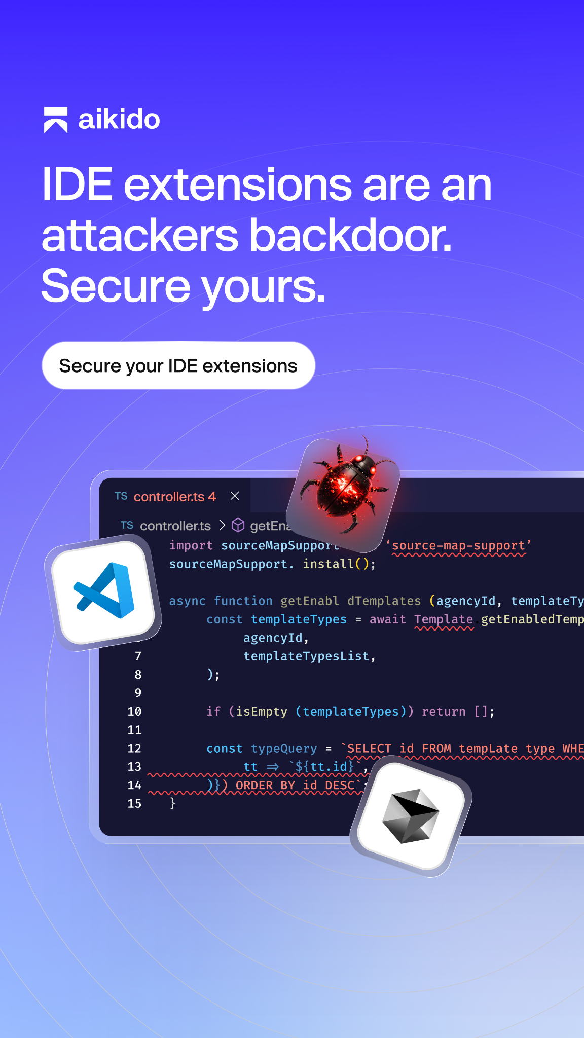 Aikido Security Facebook ad from Jun 24, 2026