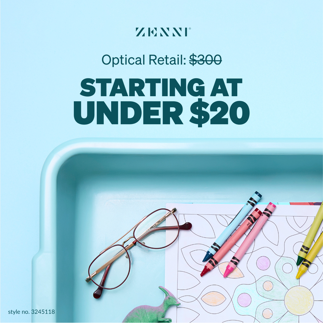 Zenni Optical Facebook ad