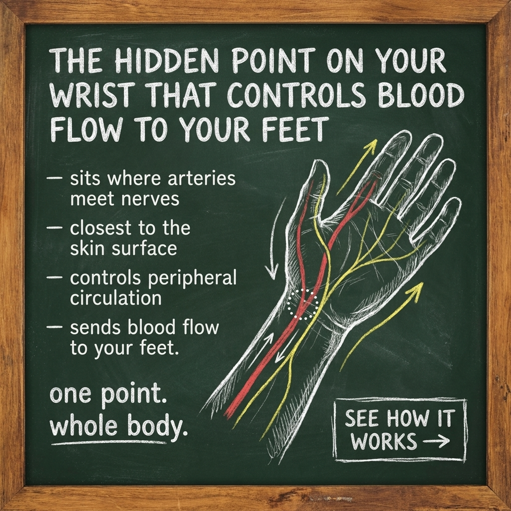 Vitality Today UK Facebook ad: Burning Feet? Look At Your Wrist