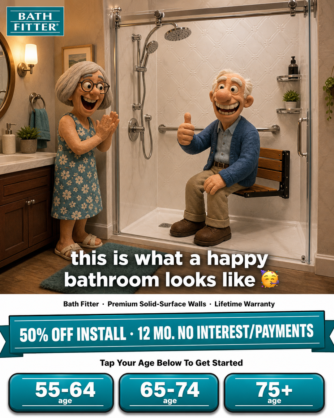 Bath Fitter Facebook ad