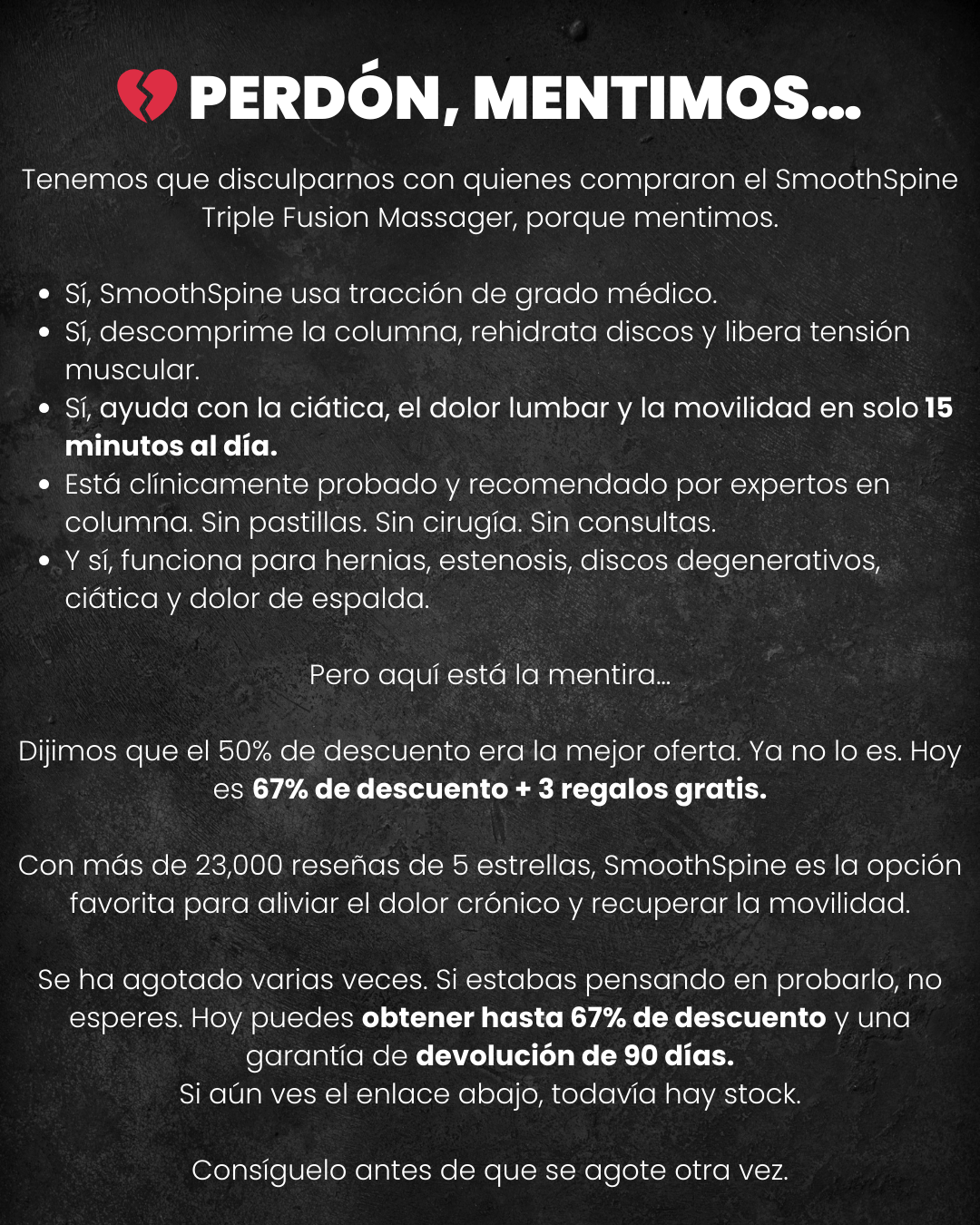 SmoothSpine Facebook ad