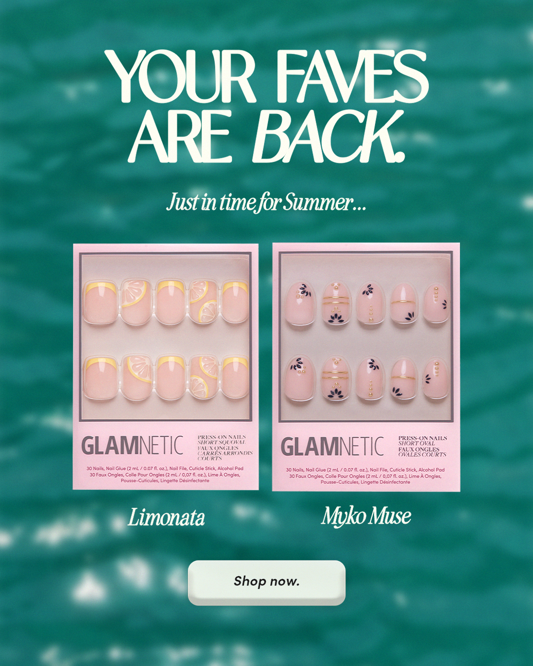 Glamnetic Facebook ad