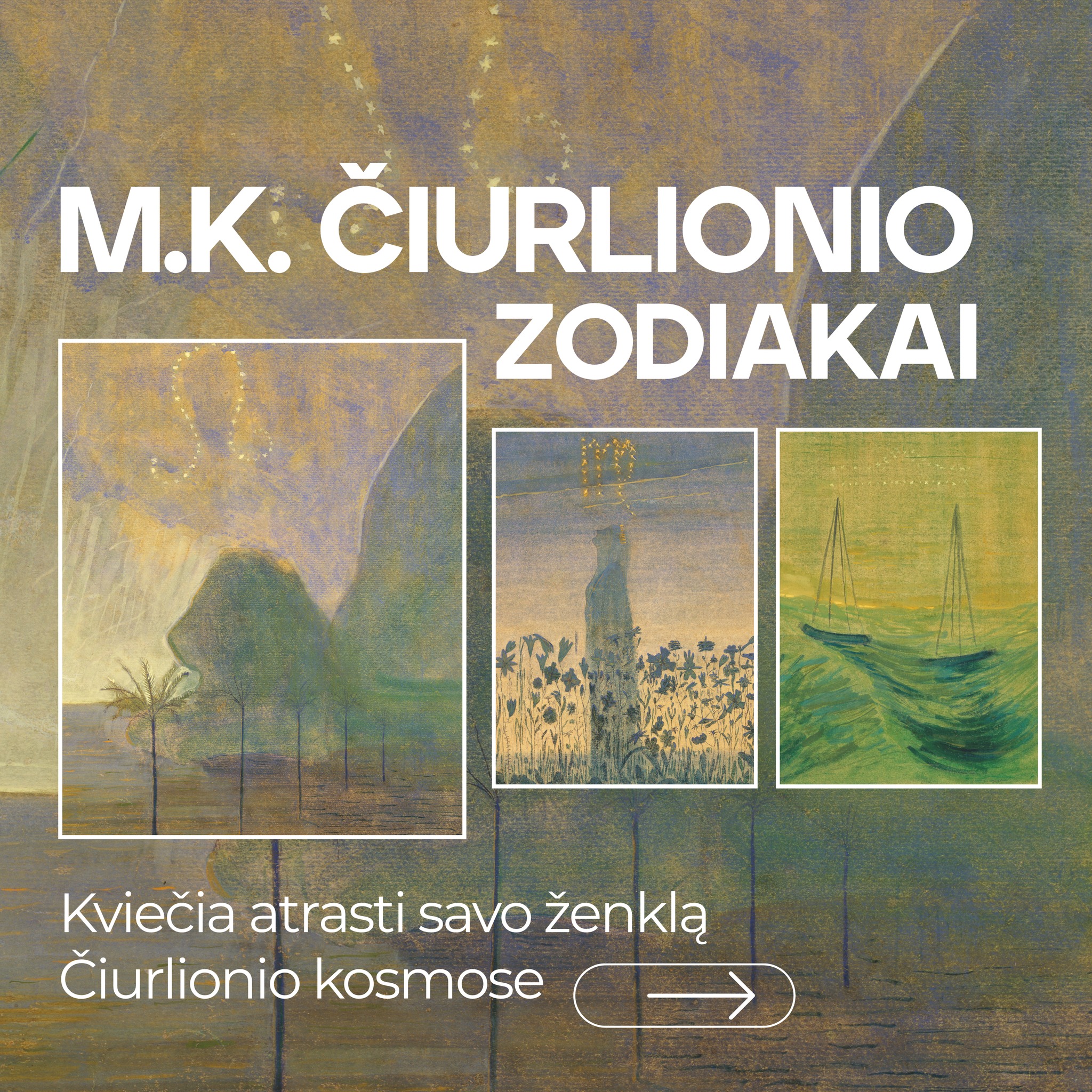 M.K. Čiurlionis - Gyvenimas ir Kūryba Facebook ad