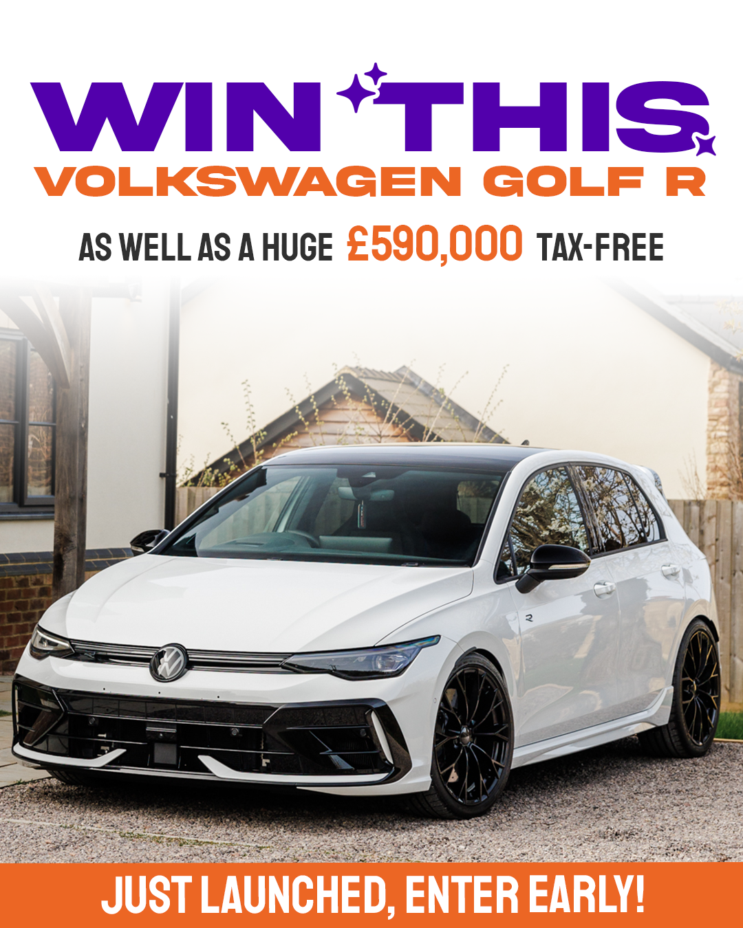 Dream Car Giveaways Facebook ad