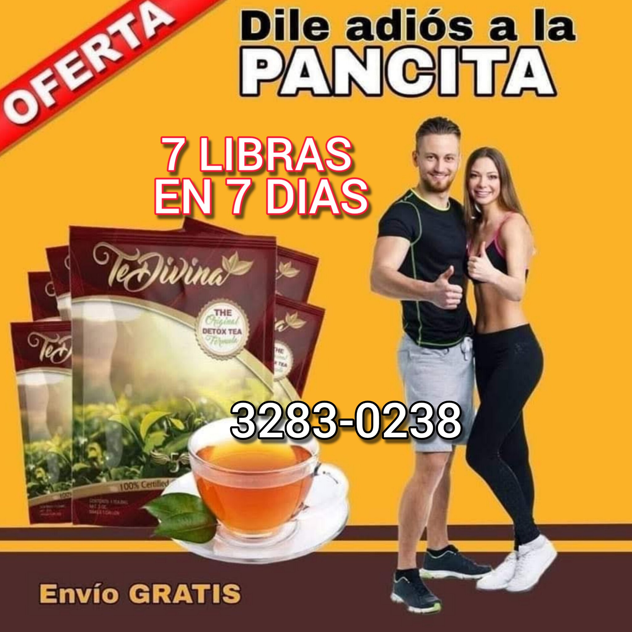 Vive Natural Facebook ad: Atención