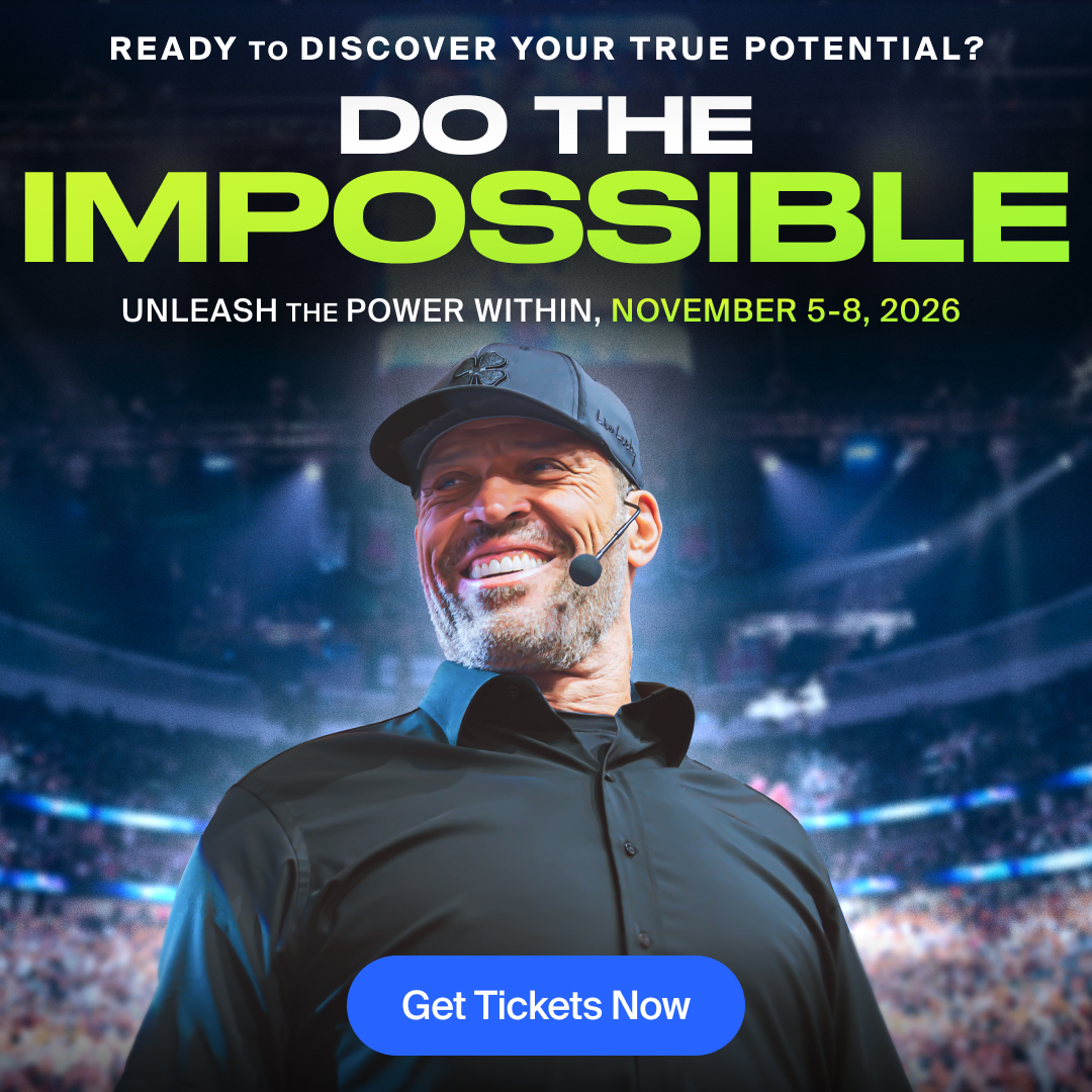 Tony Robbins Facebook ad