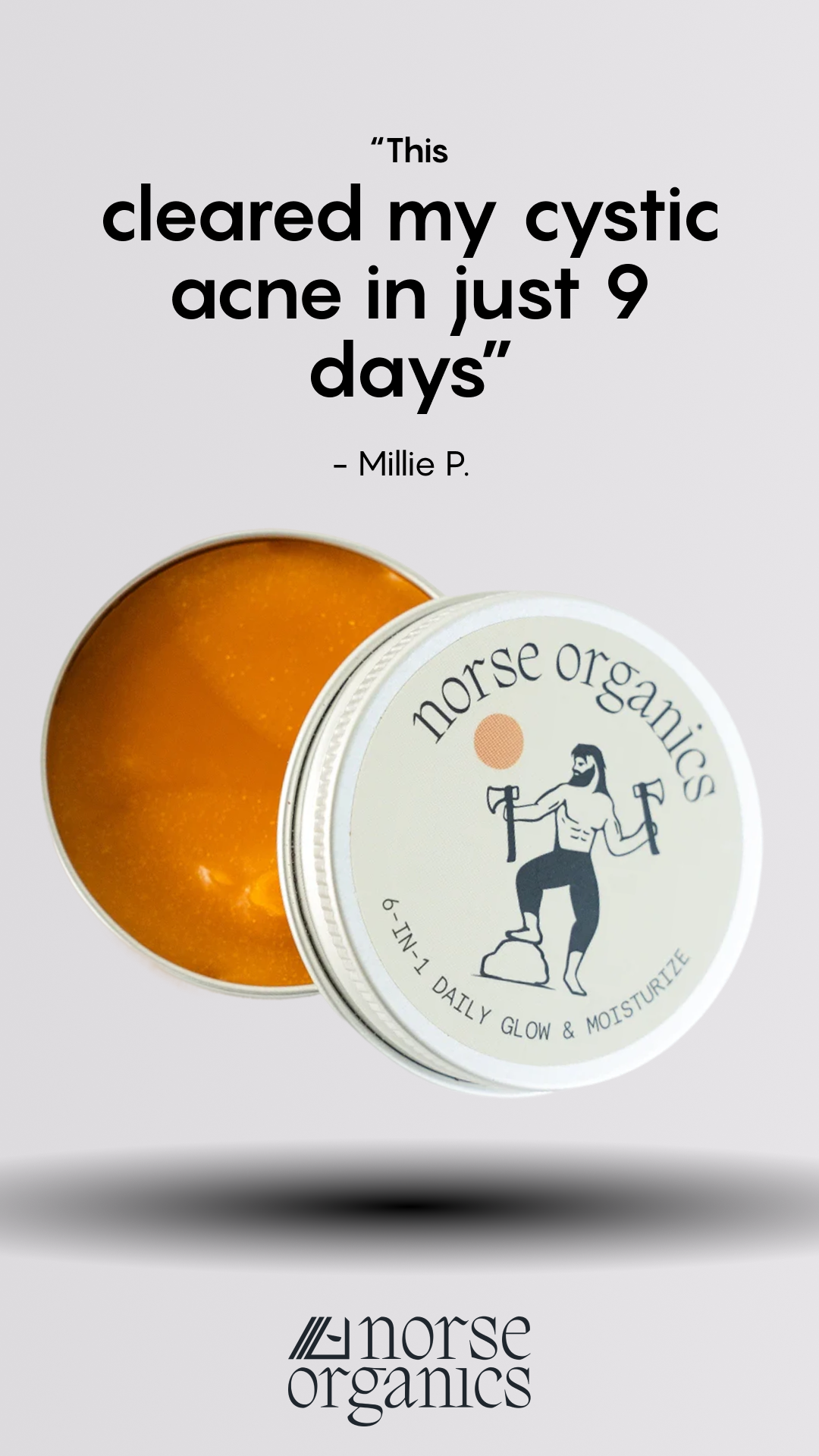 Norse Organics Facebook ad