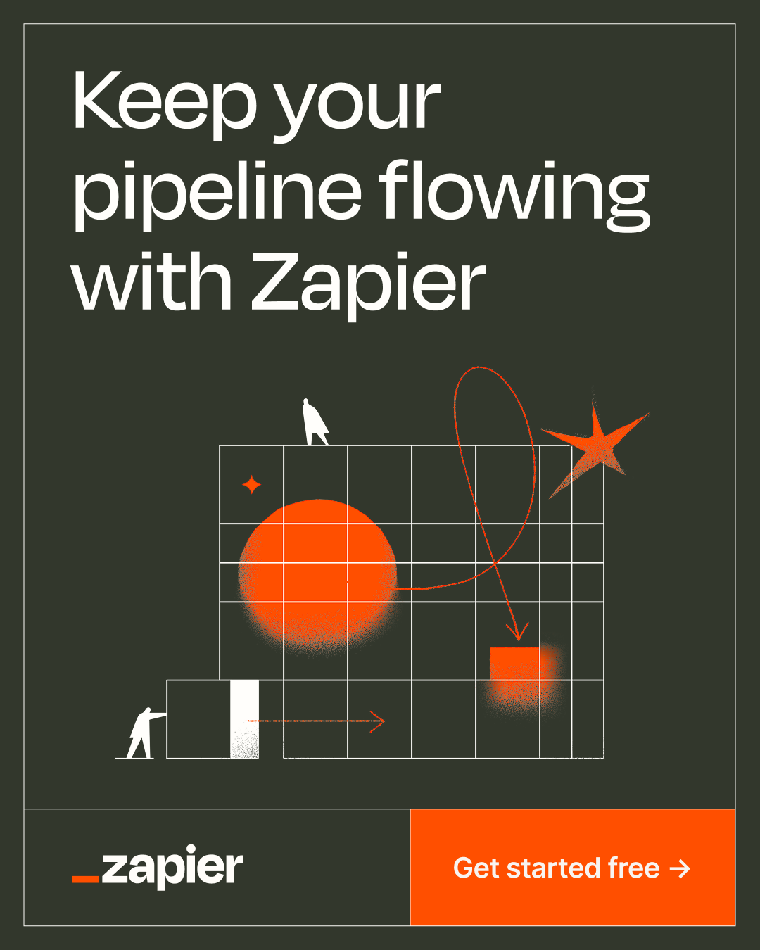 Zapier Facebook ad