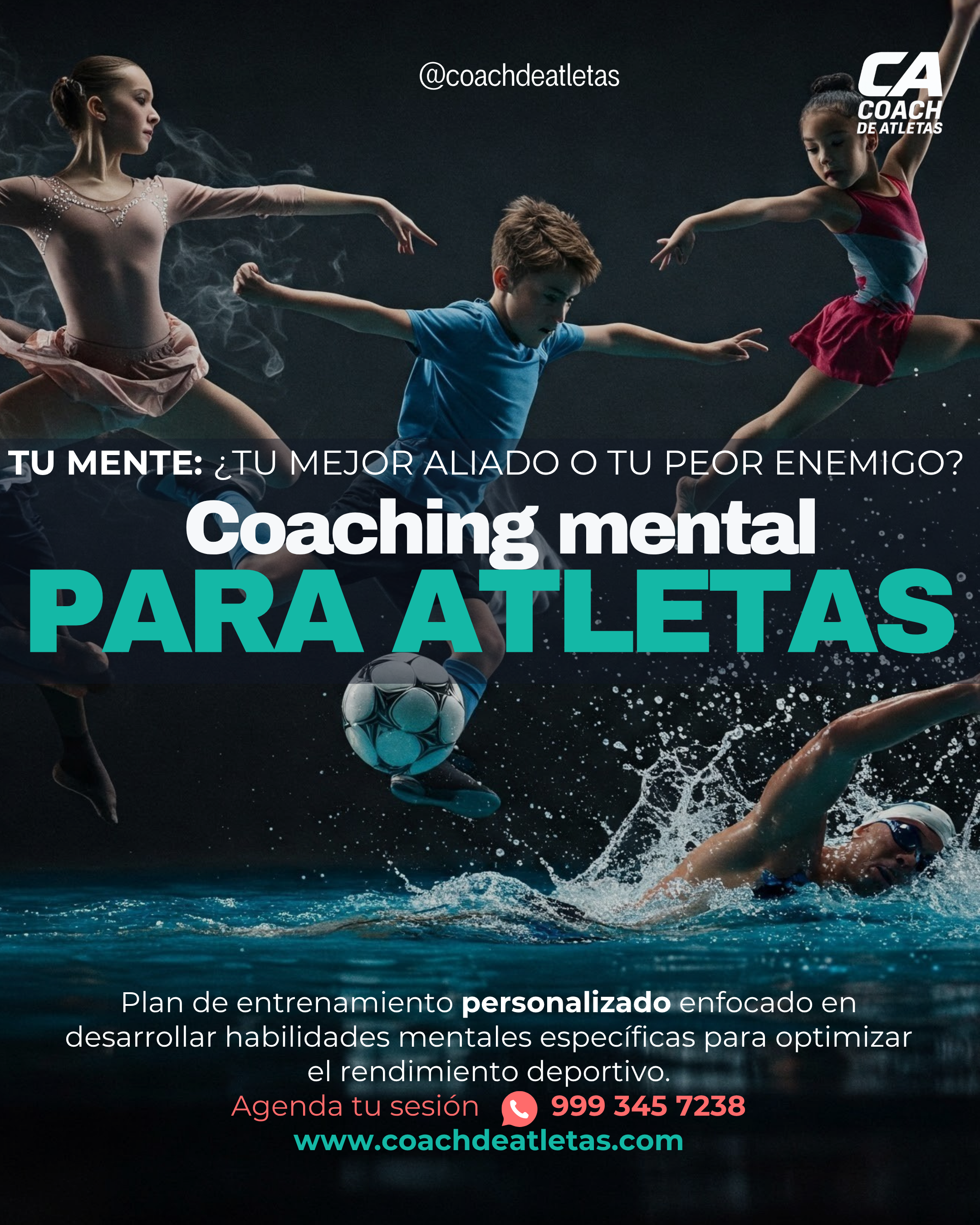 Coach de atletas • Alejandra Amundarain Facebook ad: Domina la presión y compite con total confianza!