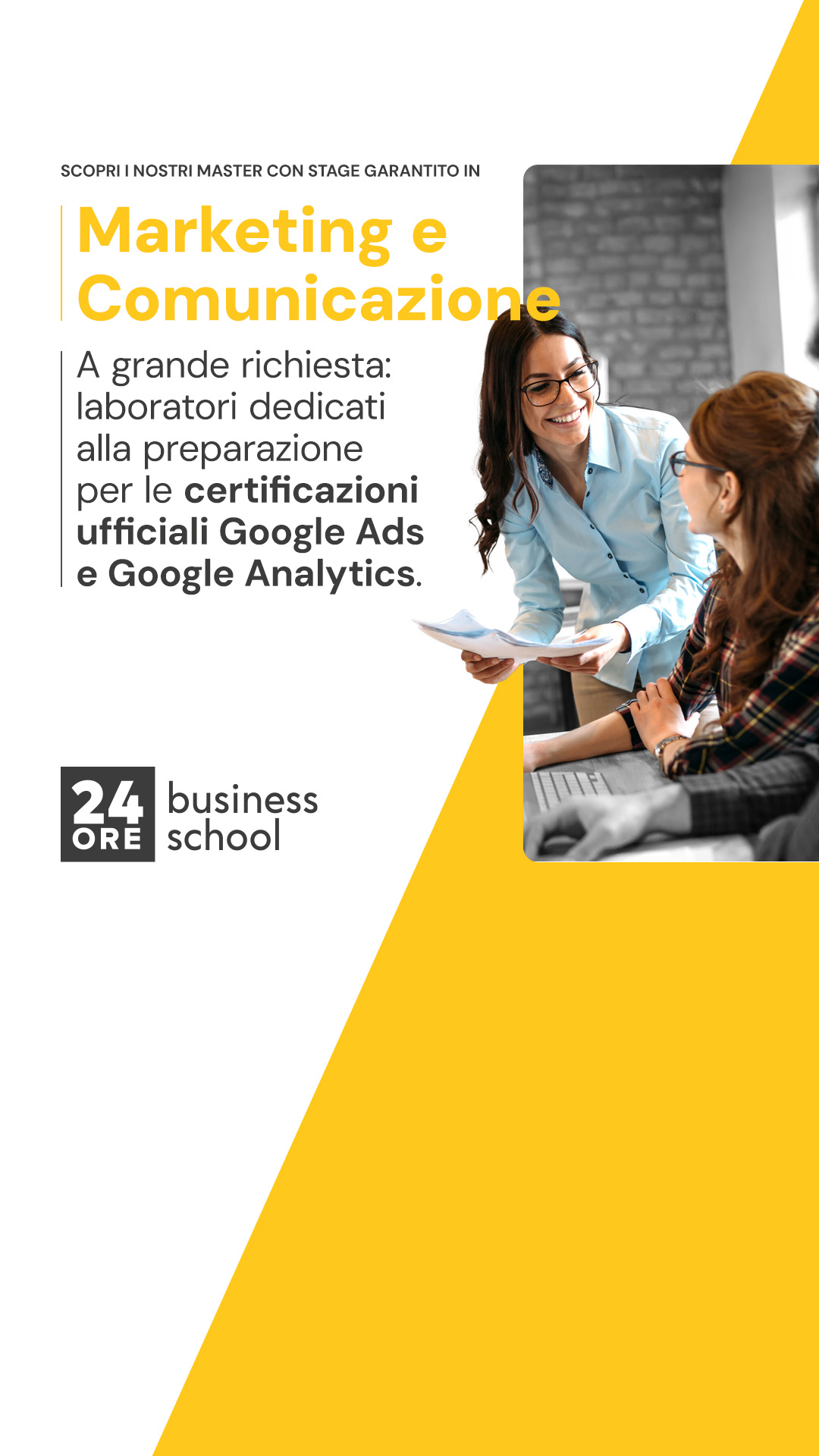 24ORE Business School Facebook ad from Mar 26, 2026