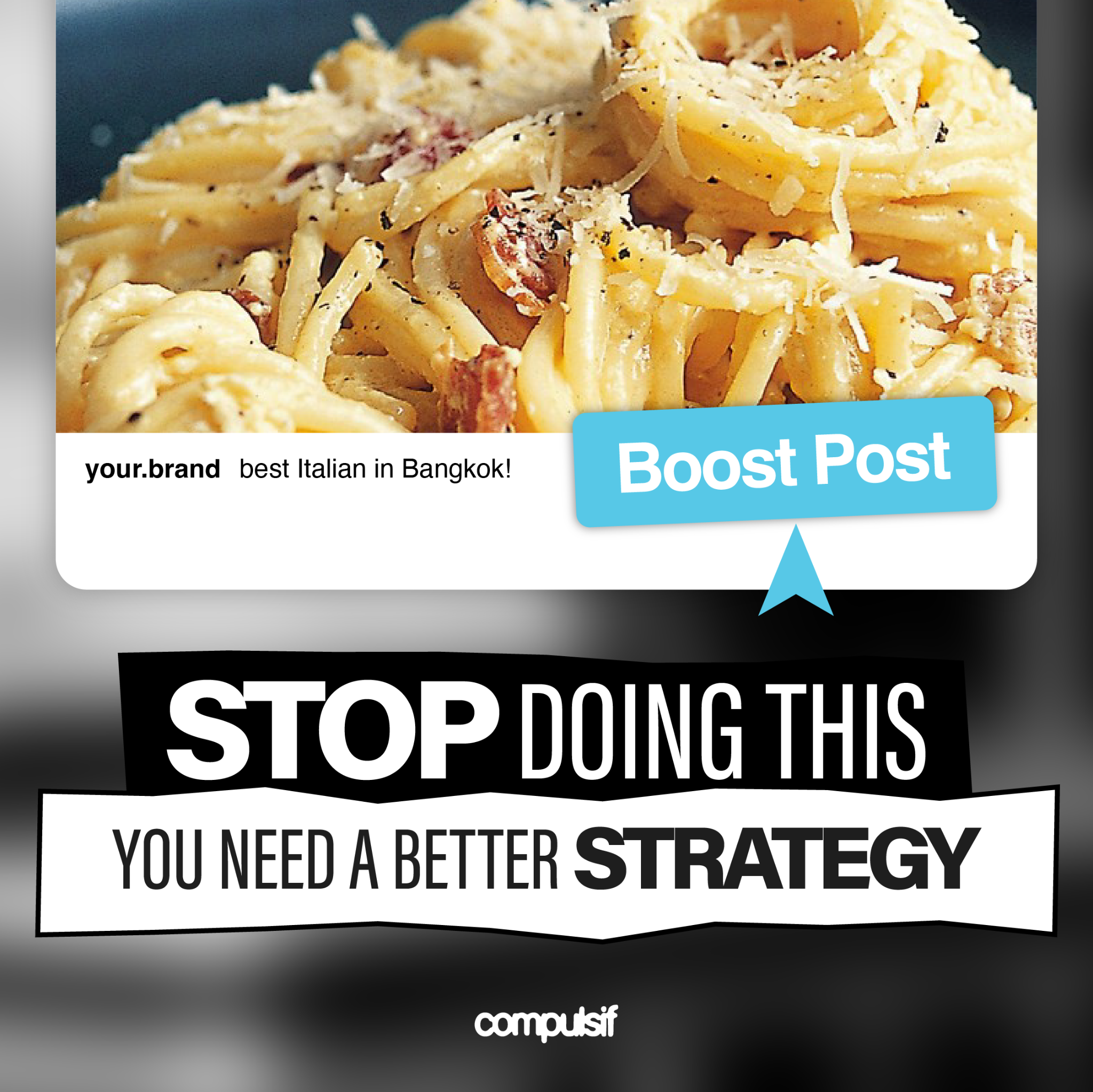 Compulsif Media Facebook ad: Shoving money at Ads DOES NOT WORK unless…
