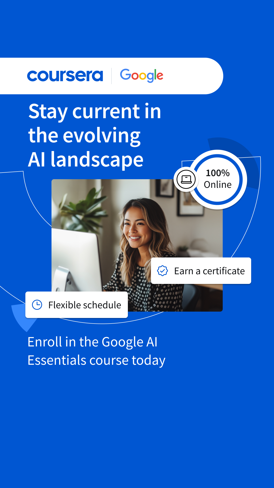 Coursera Facebook ad