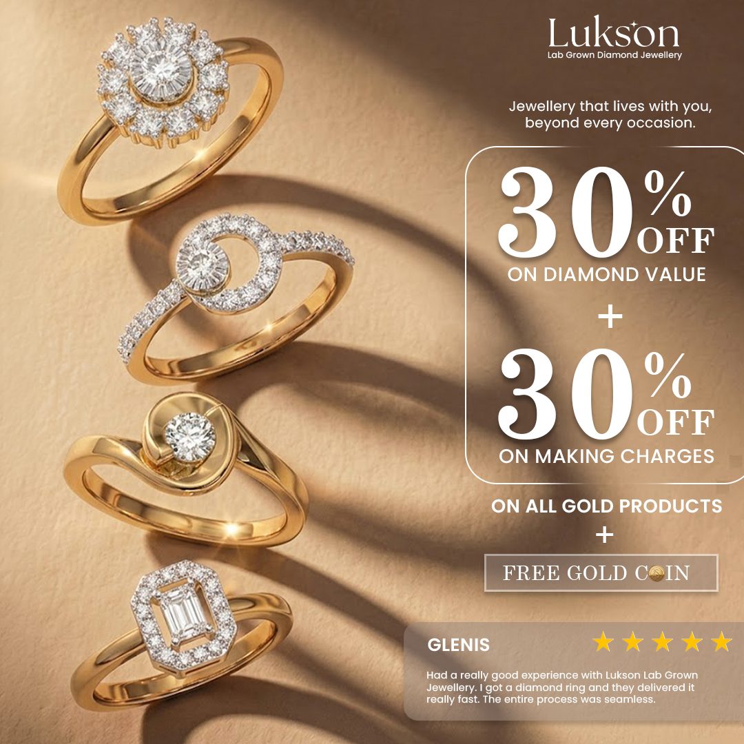Lukson Jewels Facebook ad: Jewellery that stays timeless, just like the moments…