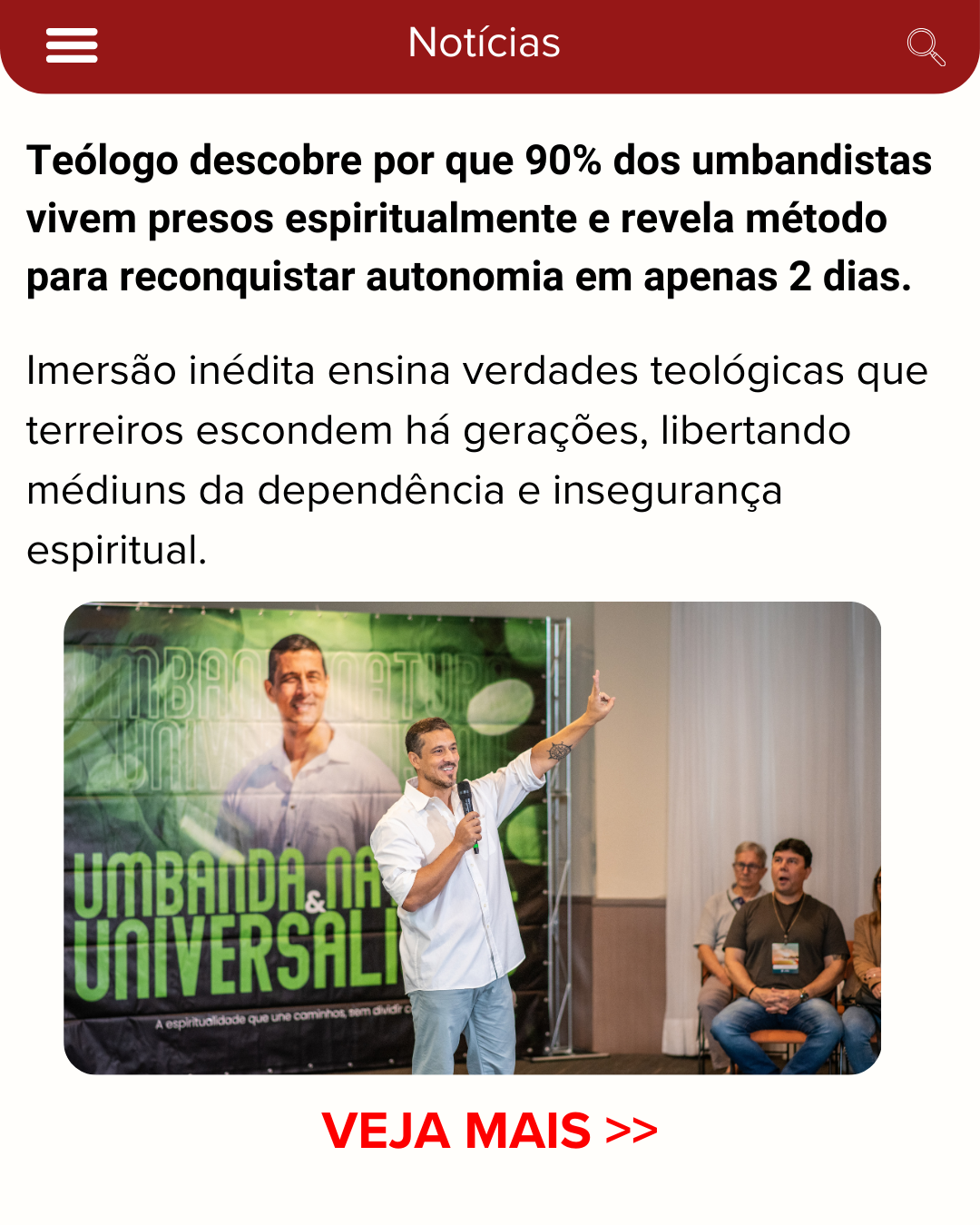 Ricardo Di Napoli Facebook ad from May 29, 2026