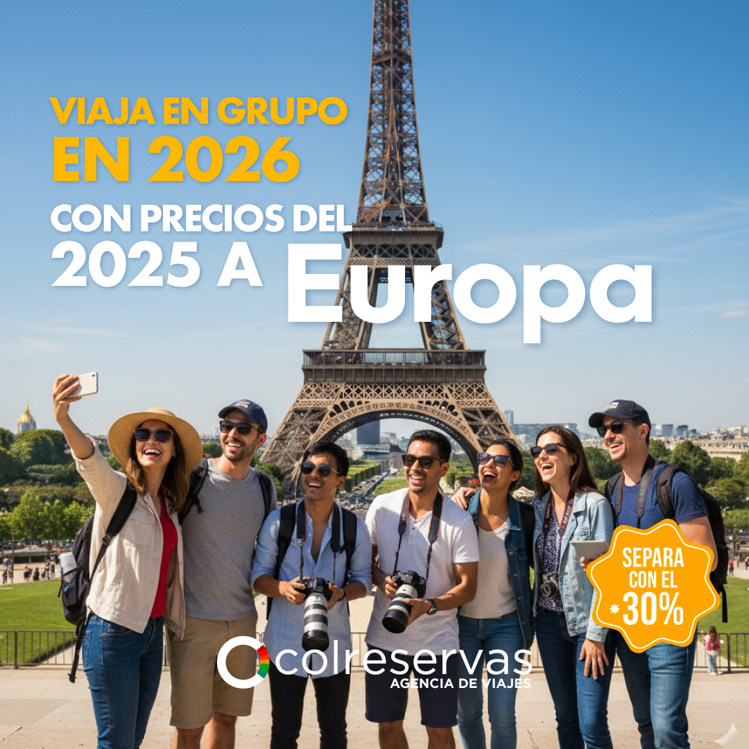 colreservas.com Facebook ad: ¡Descubre la mejor forma de viajar en 2026!