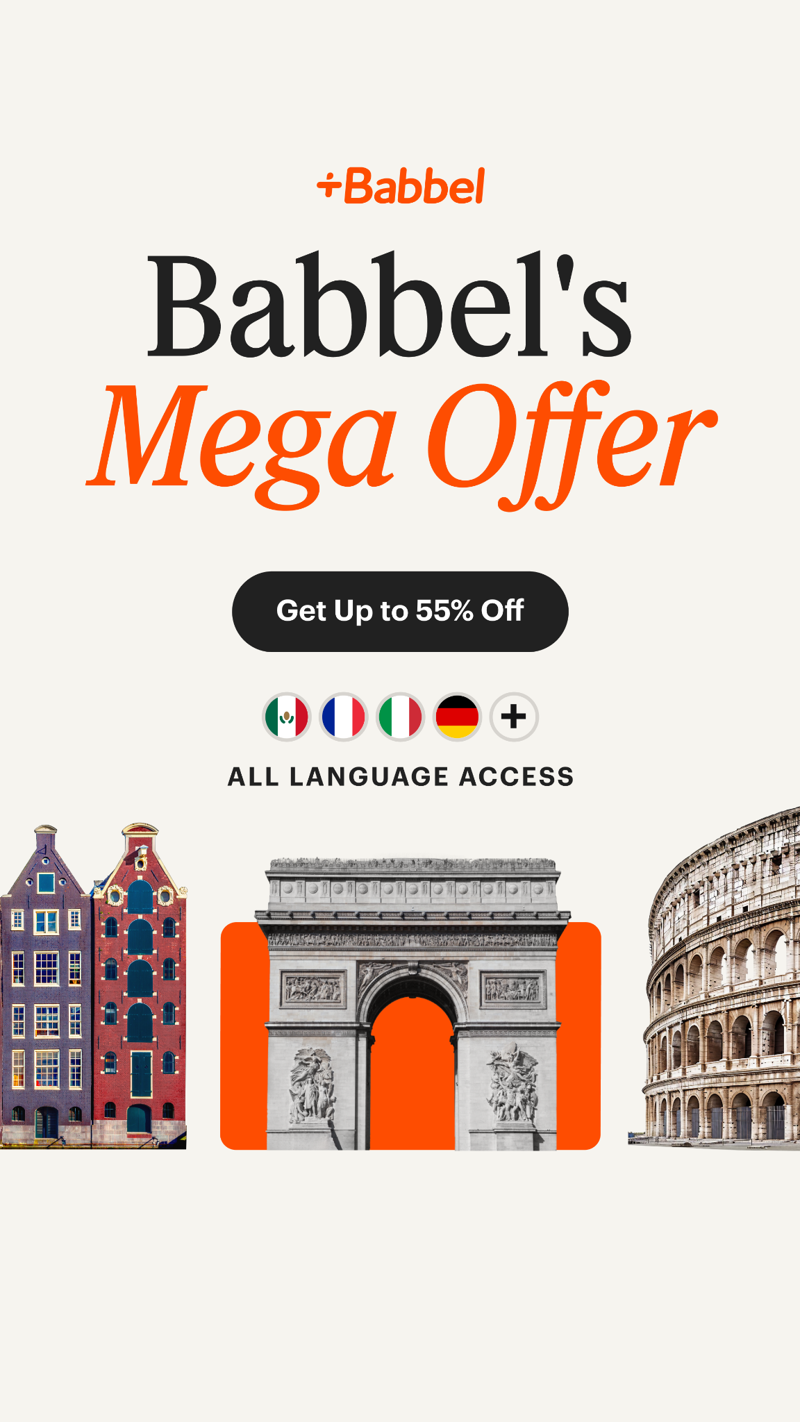 Babbel Facebook ad