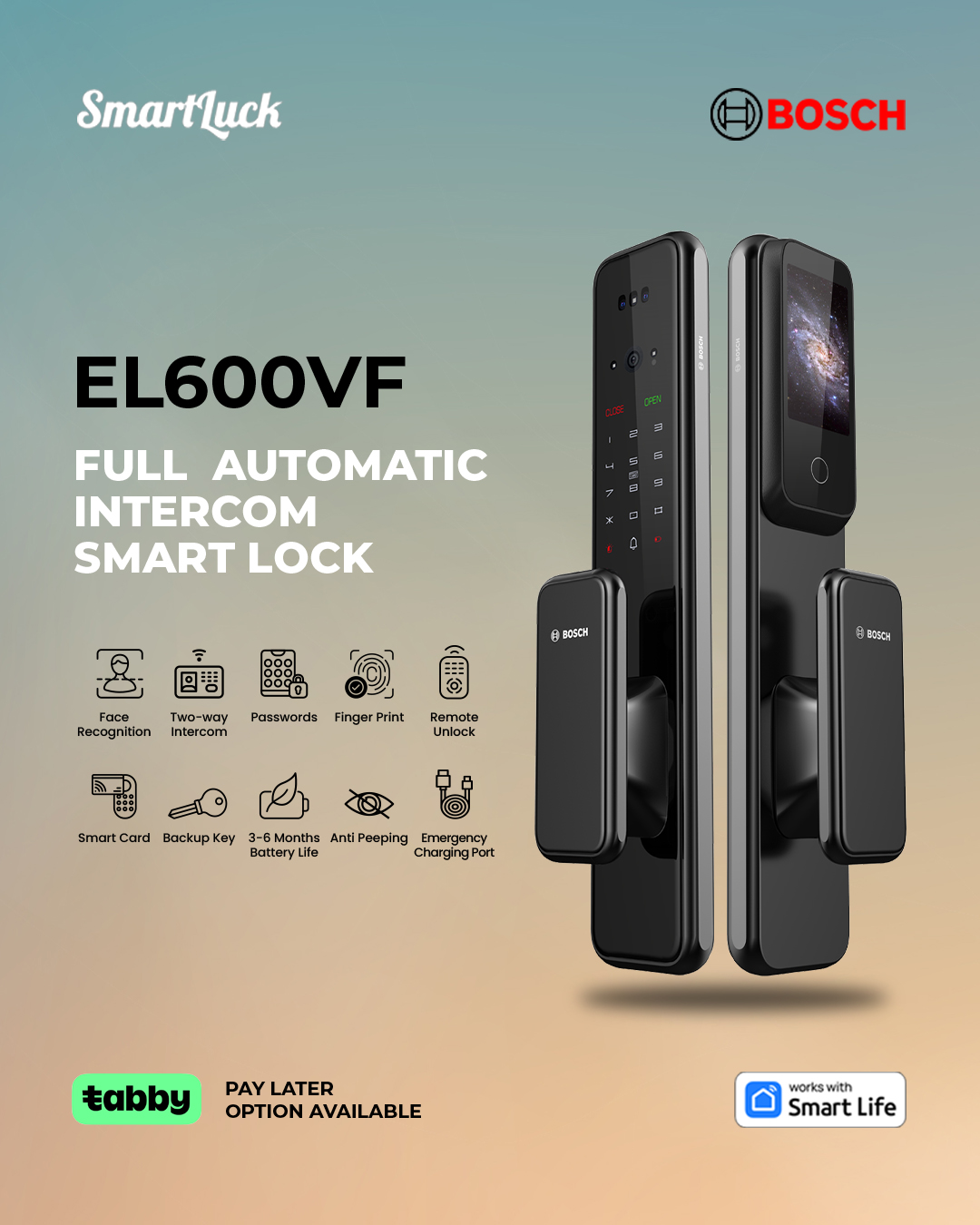 SmartLuck AE Facebook ad: Go Keyless Today with Bosch