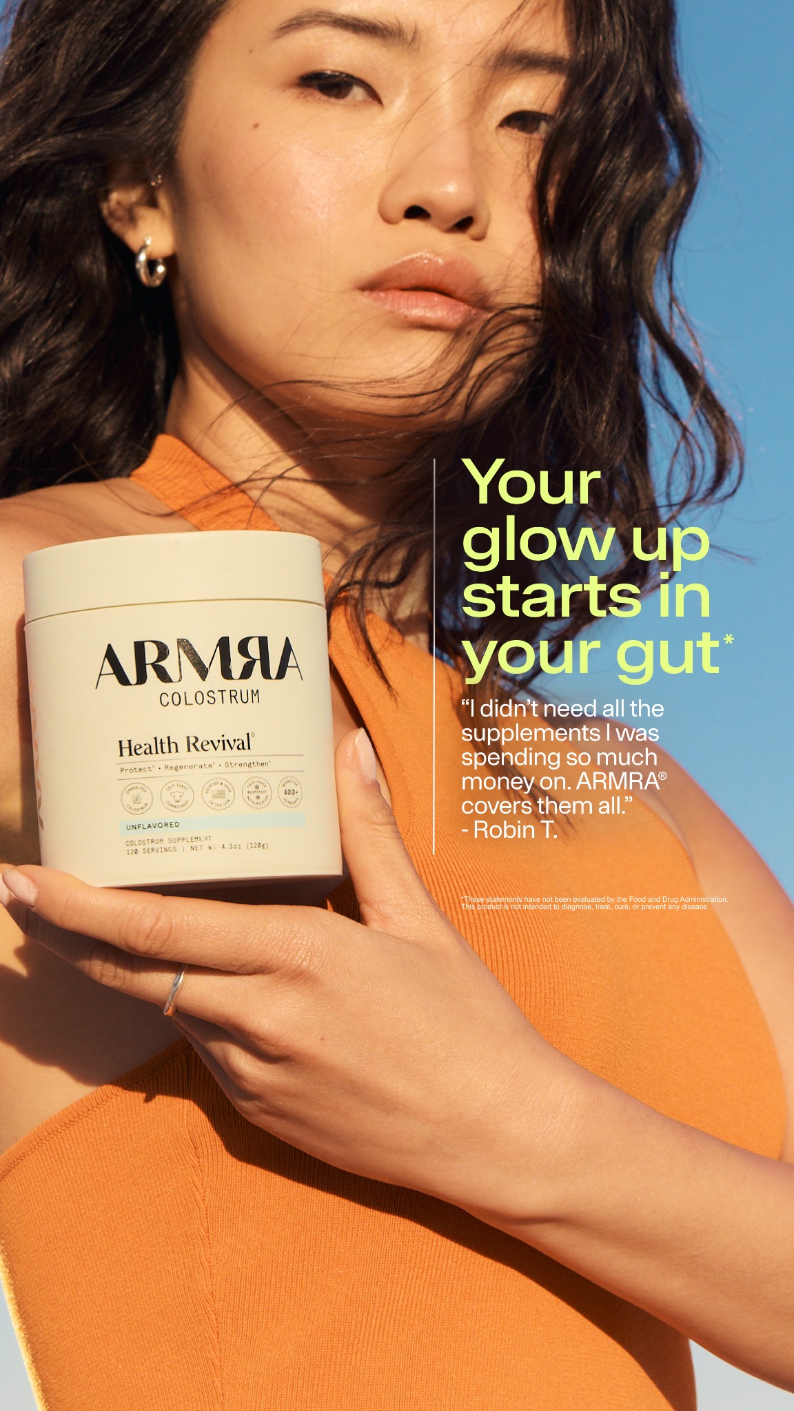 ARMRA Facebook ad
