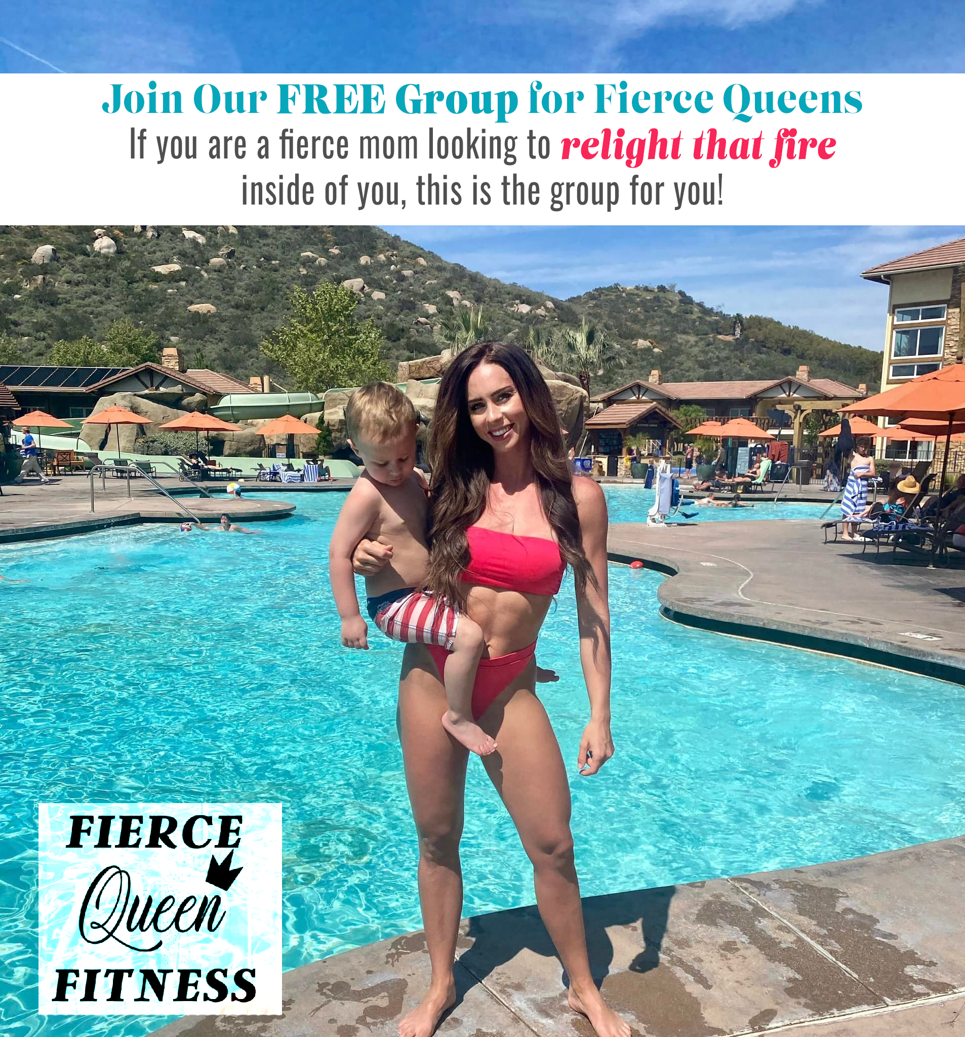 Brooklyn Goodsell - Fierce Queen Fitness Facebook ad