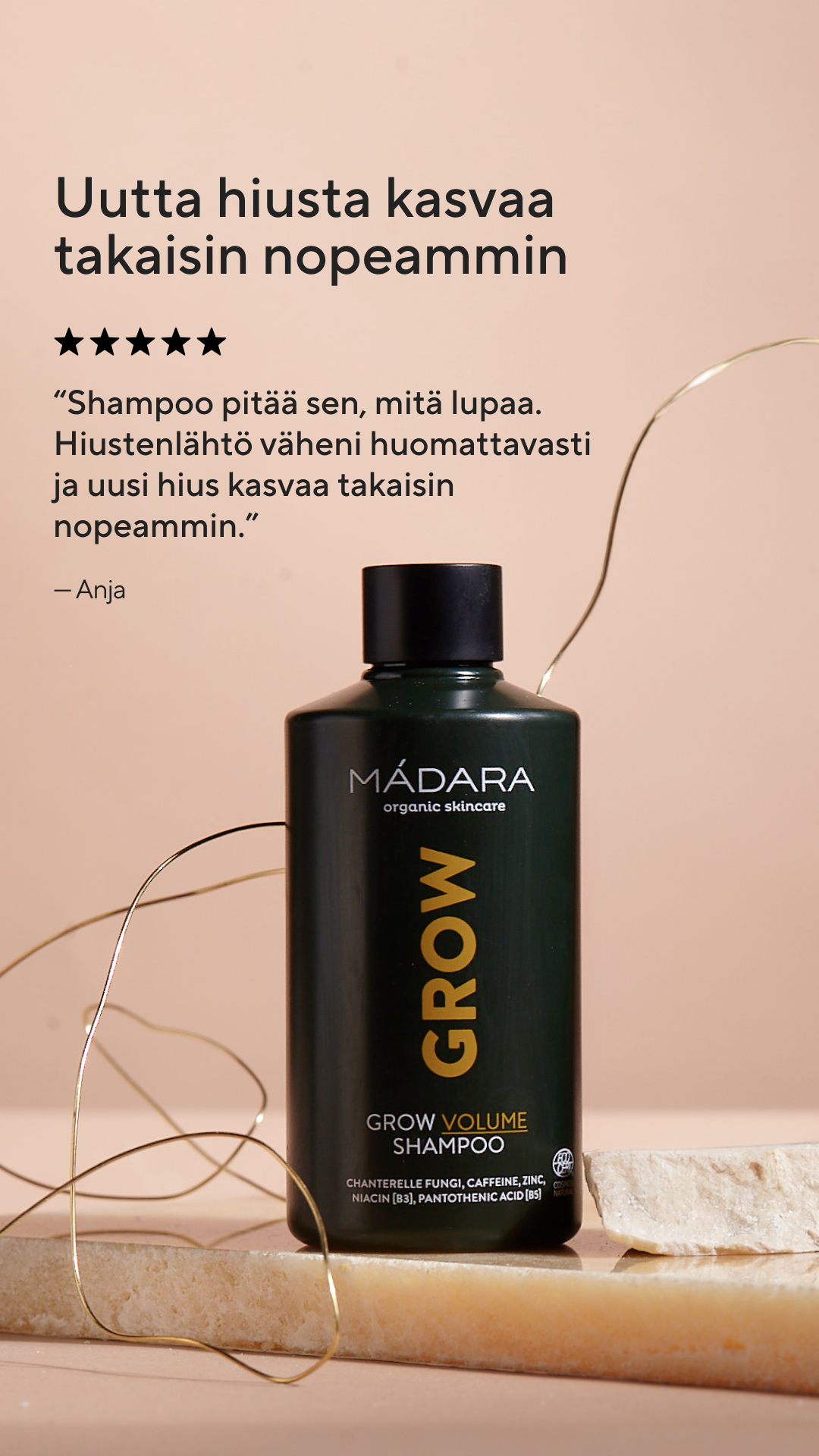 Mádara Organic Skincare Facebook ad