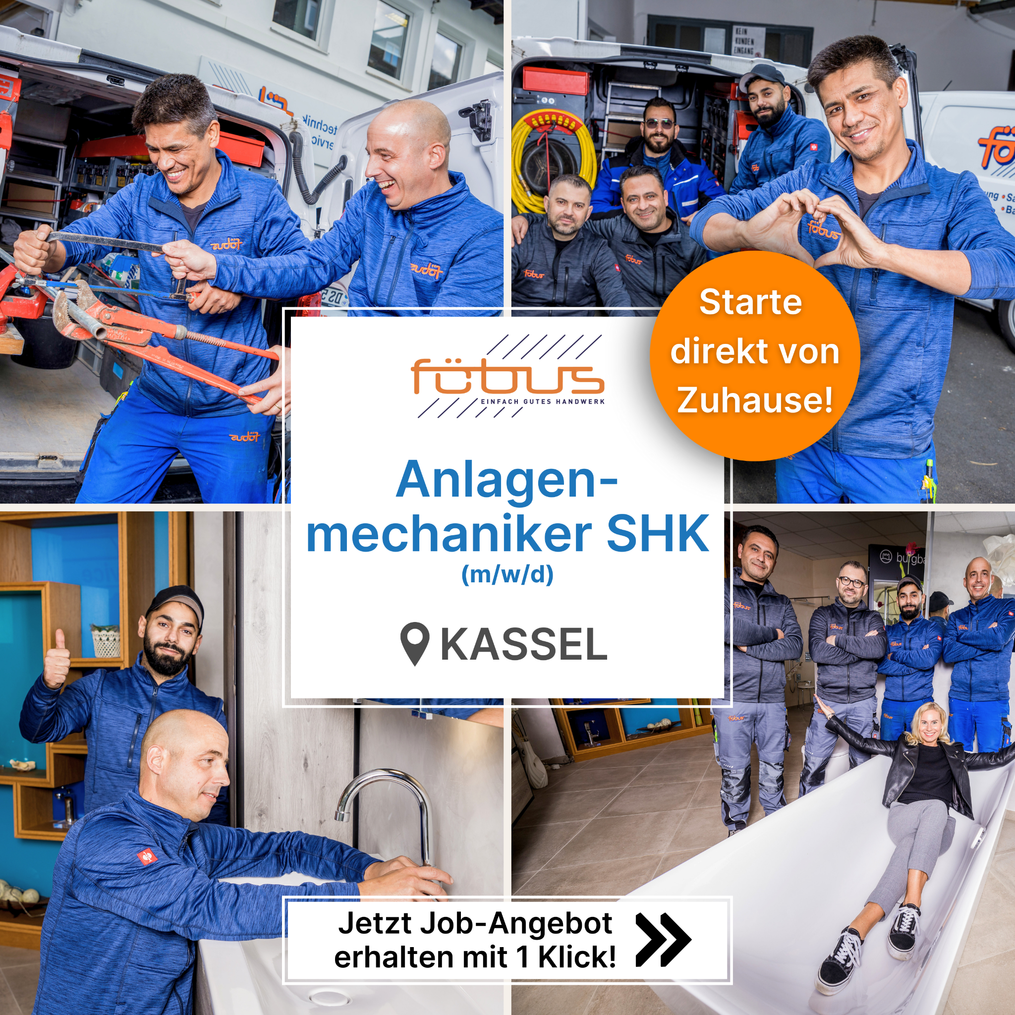 CandidateFlow: Anlagenmechaniker SHK Facebook ad