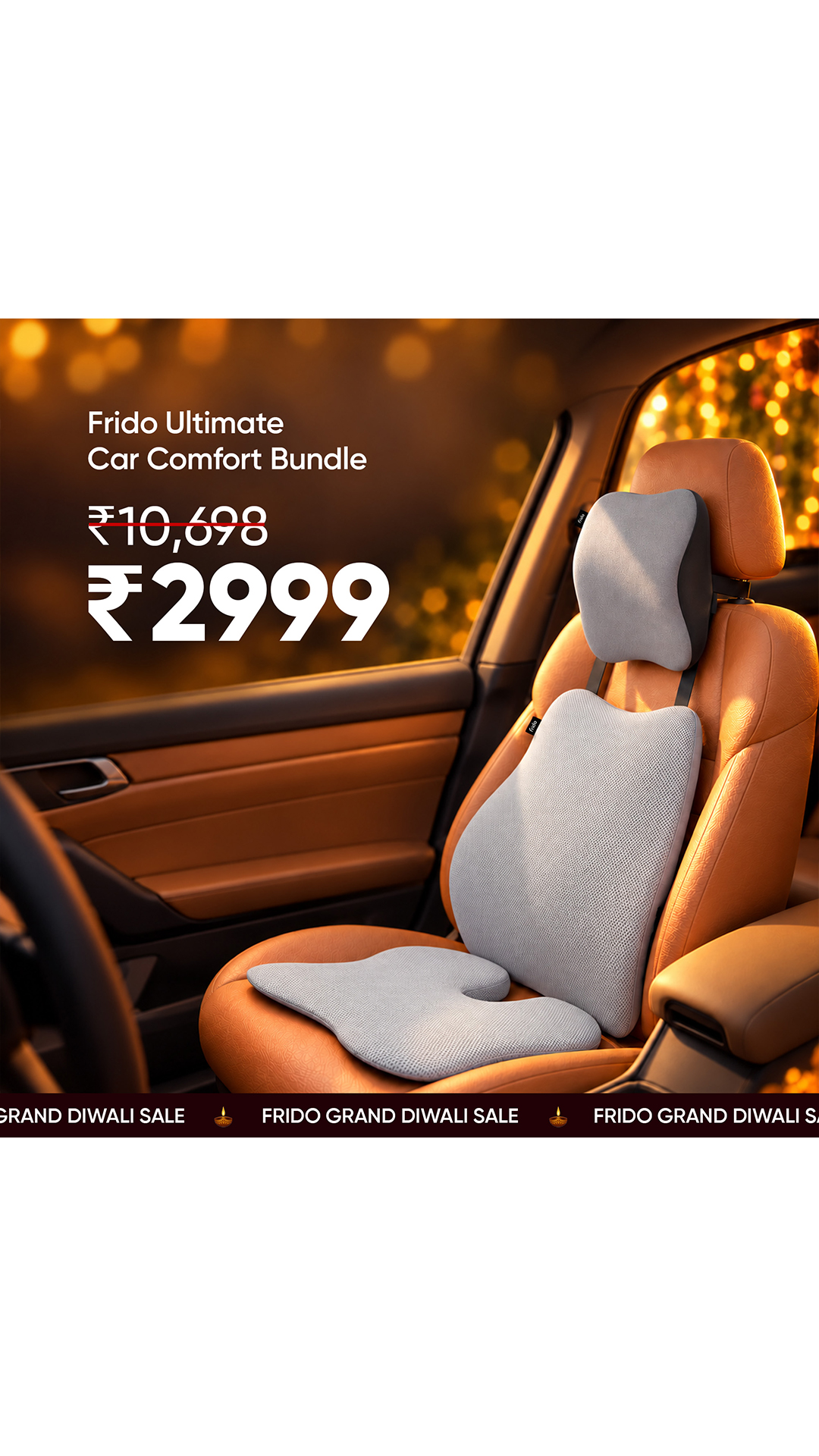Frido Facebook ad: Drive Comfortably For Just ₹2,999. Add To Cart Before The…