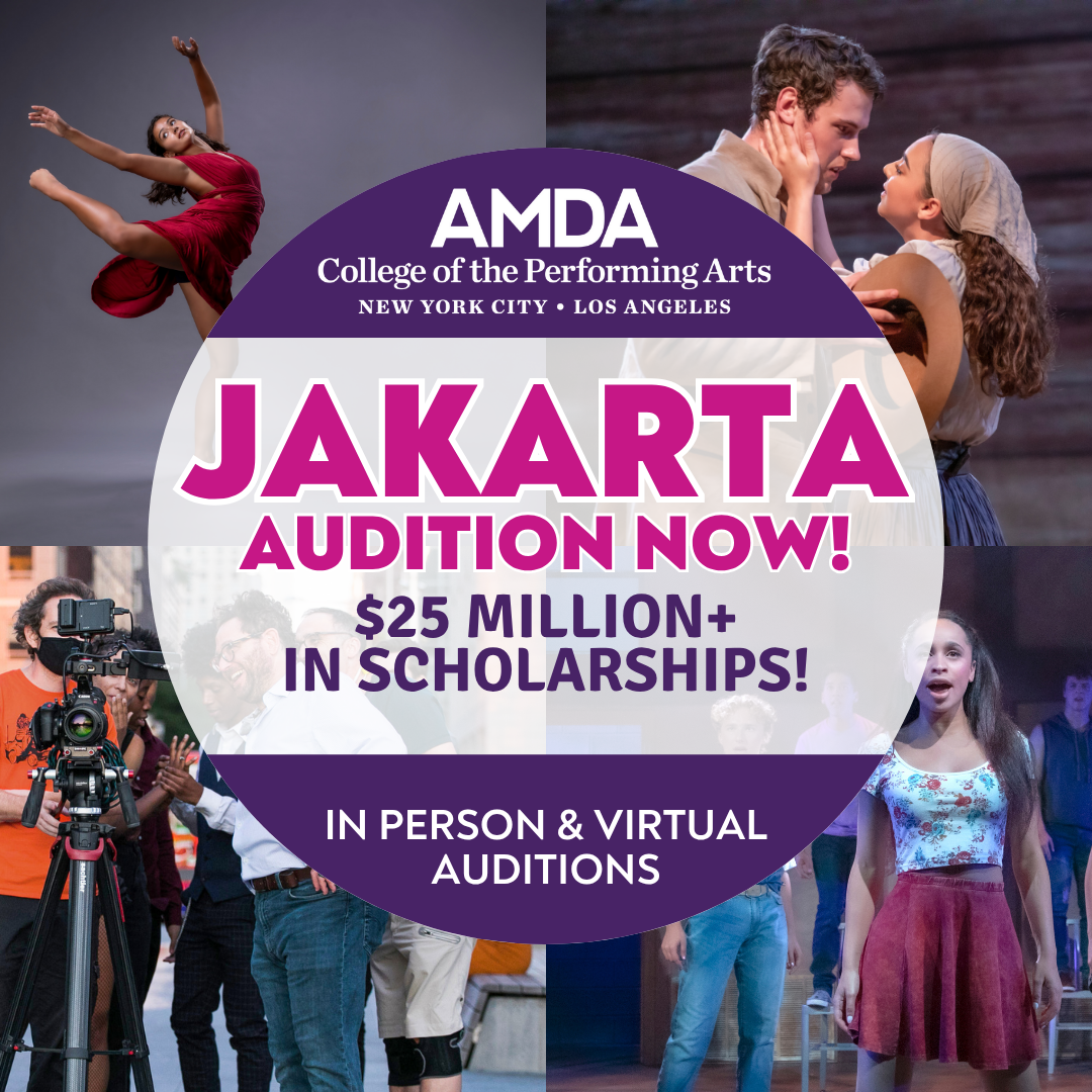 AMDA College Facebook ad